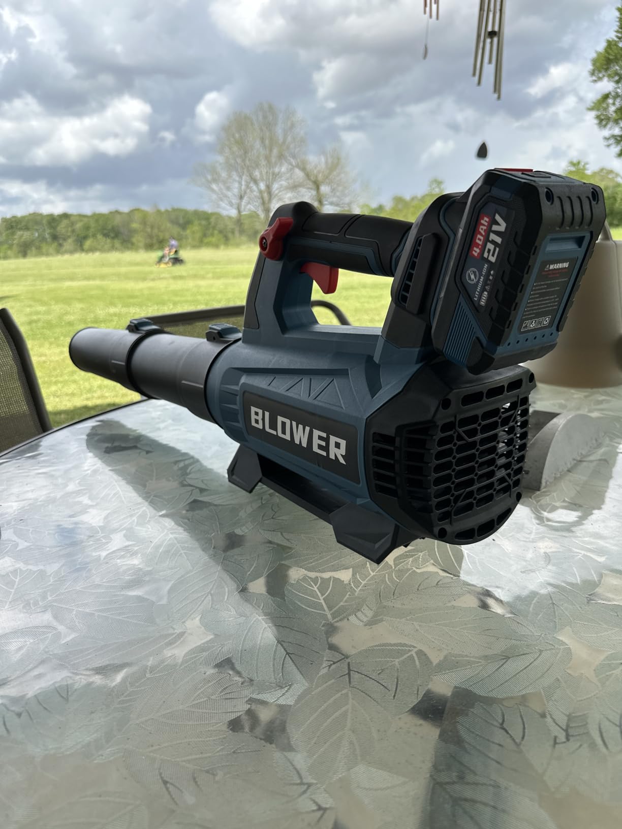 Leaf Blower Cordless - 630CFM/160MPH, 21V Powerful Electric Cordless Leaf Blower with 2 x 4.0Ah Batteries and Charger, Battery Powered Leaf Blowers for Lawn Care customer photo 1