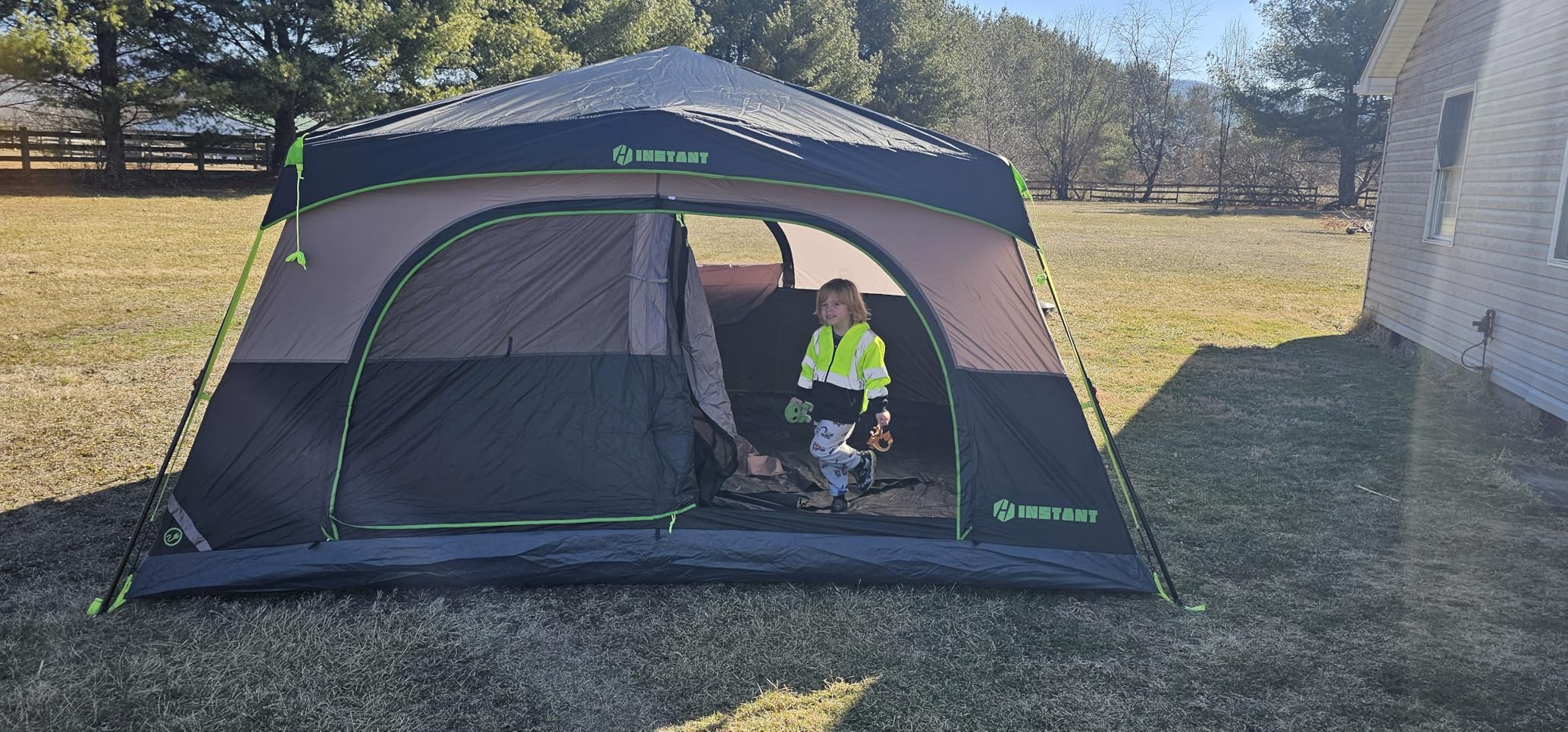 4/6/8/10 Person Instant Tent, Waterproof Pop Up Tents for Camping with Rainfly, 60 Seconds Easy Setup, Automatic Cabin Tent for Family Camping with Expandable Carry Bag & Upgraded Ventilation customer photo 1