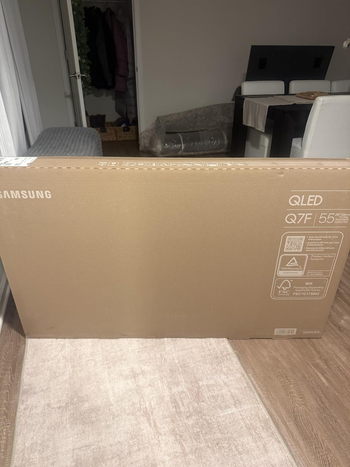 Samsung 85-Inch Class QLED Q7F Series Samsung Vision AI Smart TV (2025 Model, 85Q7F) Quantum HDR, Object Tracking Sound Lite, Q4 AI Gen1 Processor, 4K upscaling, Gaming Hub, Alexa Built-in customer photo 1