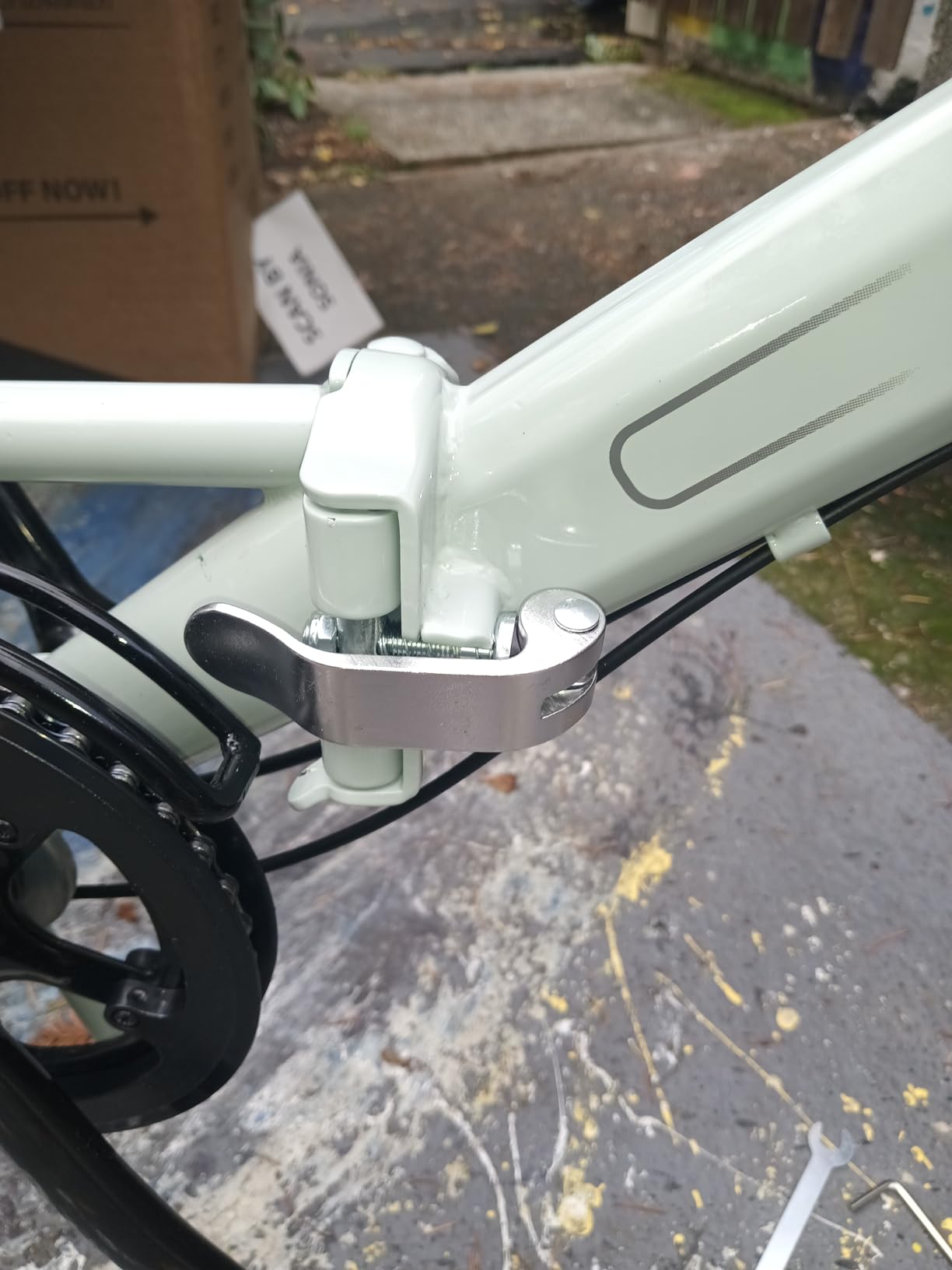 AVASTA Quartet 20/24 Inch Folding Bike with 7-Speed, Dual C-Brake, Fender, Rear Rack and Bicycle Basket customer photo 2