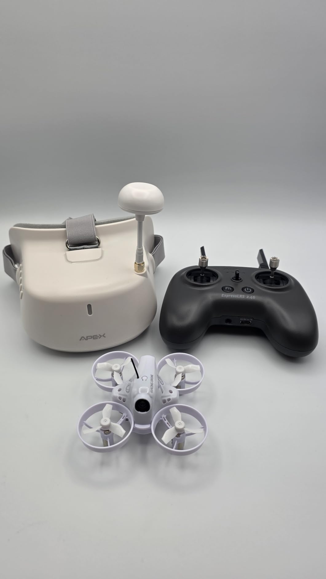 APEXFPV FPV Drone Kit,FPV Goggles Beginners Drone,Indoor&Outdoor drone,Trainer Mode,Turtle Mode,Black Box,Anti-loss Beeper,Optical Flow Fixed Point,Drop-resistant,Have Video Tutorials.VR70-4.0 customer photo 1