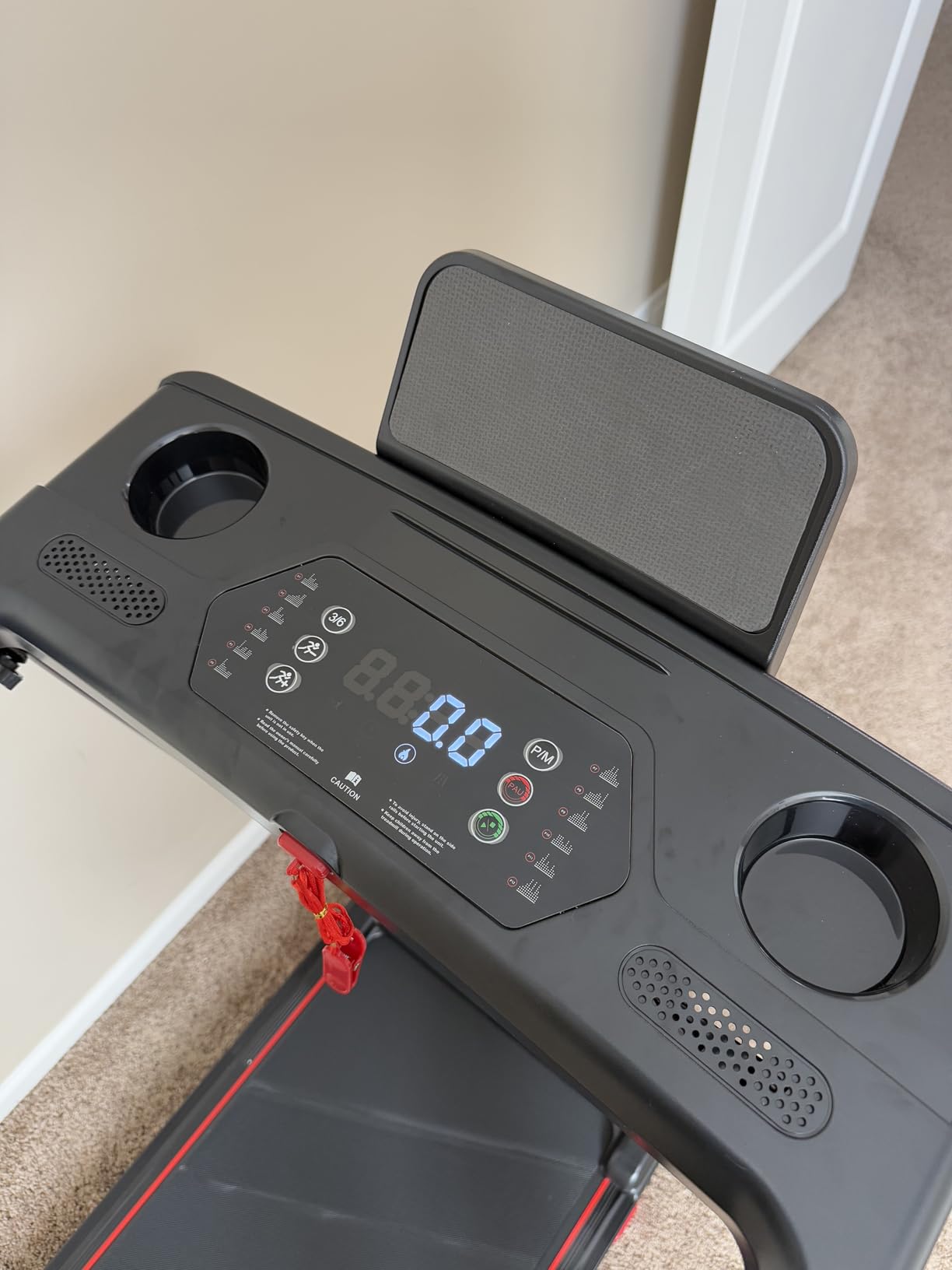 Treadmill with Incline 3-in-1 Portable Treadmills for Home Small, Incline Walking Pad Treadmill with Handle Bar customer photo 2
