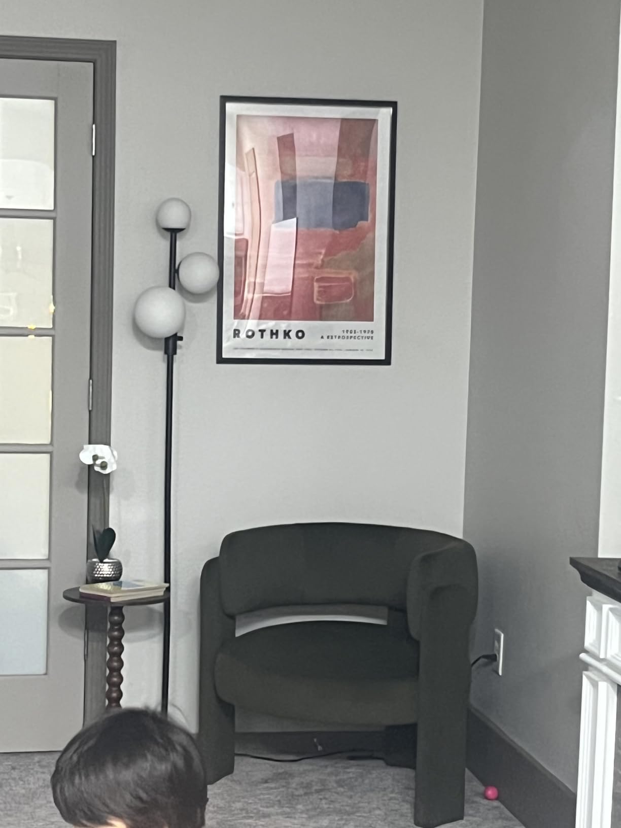 COLAMY Modern Velvet Accent Chair Set of 2, Upholstered Barrel Chairs, Comfy Side Arm Chairs with 3 Legs customer photo 2