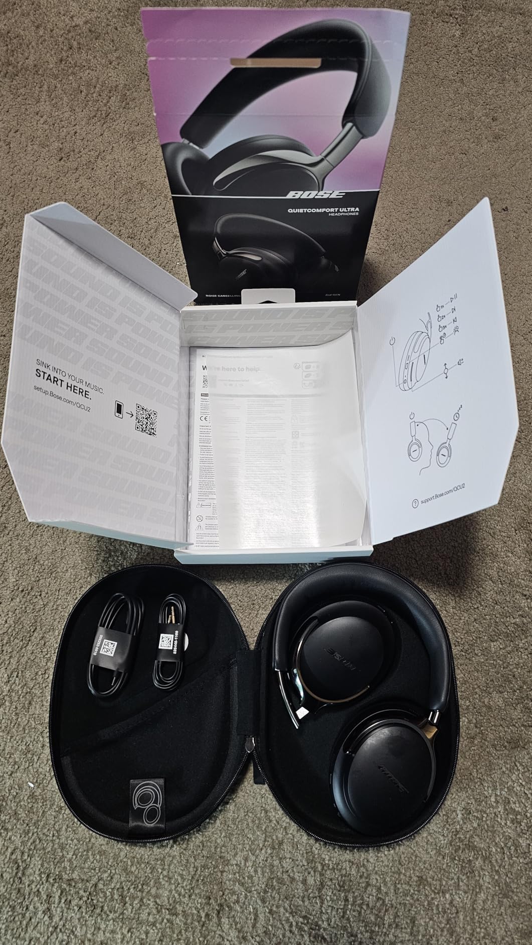 Bose QuietComfort Ultra Bluetooth Headphones (2nd Gen), Wireless Headphones with Spatial Audio, Over Ear Noise Cancelling with Mic, Up to 30 Hours of Play time customer photo 1