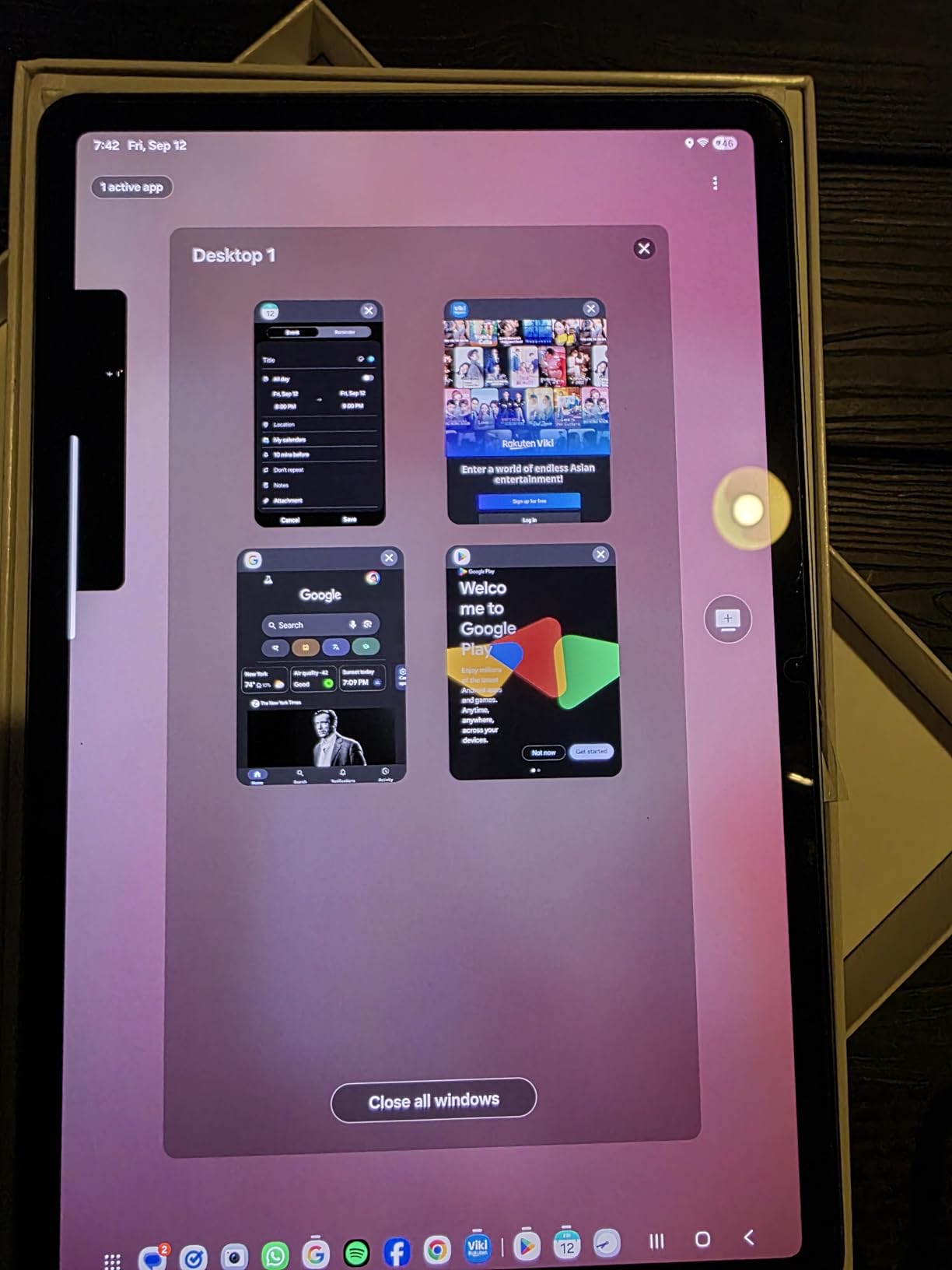 Samsung Galaxy Tab S11 128GB WiFi Android Tablet, Dynamic AMOLED 2X Display, 3nm MediaTek Processor, Galaxy AI, IP68, High Performance, Premium 11 AMOLED Screen, Slim, Portable Design, Silver customer photo 2