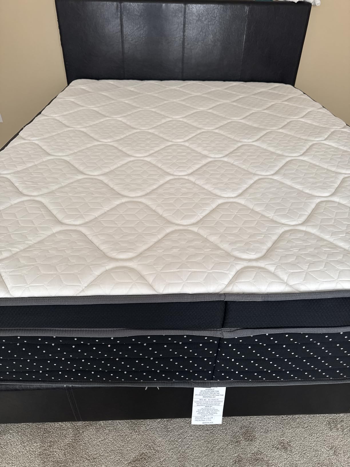 Extra Firm Queen Mattress 12 Inch- Firm Hybrid Mattresses in a Box with Individual Pocket Spring for Motion-Isolation & Pain Relief-Fiberglass Free Bed with 365 Night Trial, CertiPUR-US Certified customer photo 2