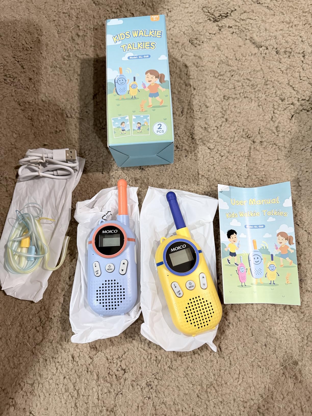 MOICO Toys for 3-12 Year Old Boys Girls, Rechargeable Long Range Walkie Talkies for Kids with 22 Channels, Kids Gift, Perfect for Outdoor Camping, Hiking, Christmas and Birthday customer photo 1