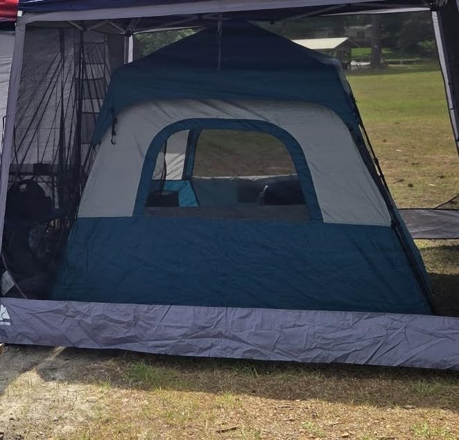Hewolf Instant Tent for 4-6 Person Camping, Waterproof Easy Pop Up Tent Sets Up in 60 Seconds for Family Outdoor Hiking & Backpacking with Carry Bag customer photo 1