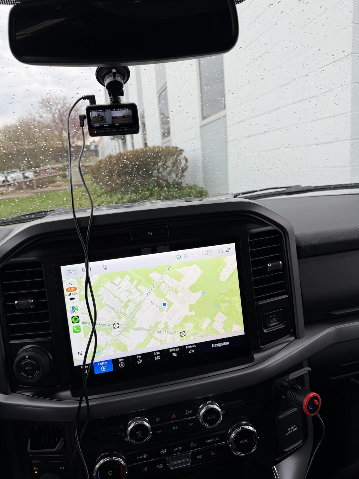 Front and Rear Dash Cam for Truck: 4K+1080P Dual Dash Camera for Pickup Ford F150 F250 Ram 1500-5G WiFi Quick Video Access 15-Min Install Record Every Moment for Accident Evidence by Befumly customer photo 2