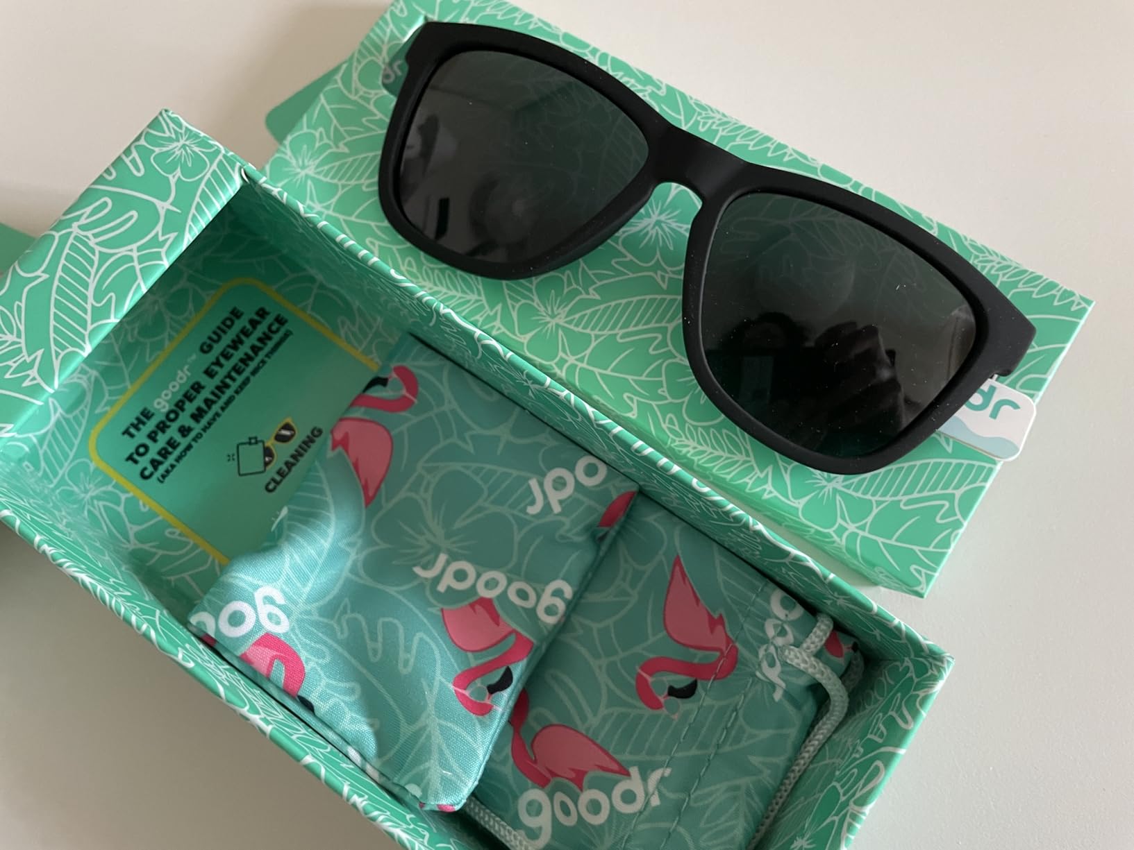 goodr A Unicorn's Calamity Polarized Sunglasses, Medium Sized (OG), Black Frames with Black Lenses customer photo 1