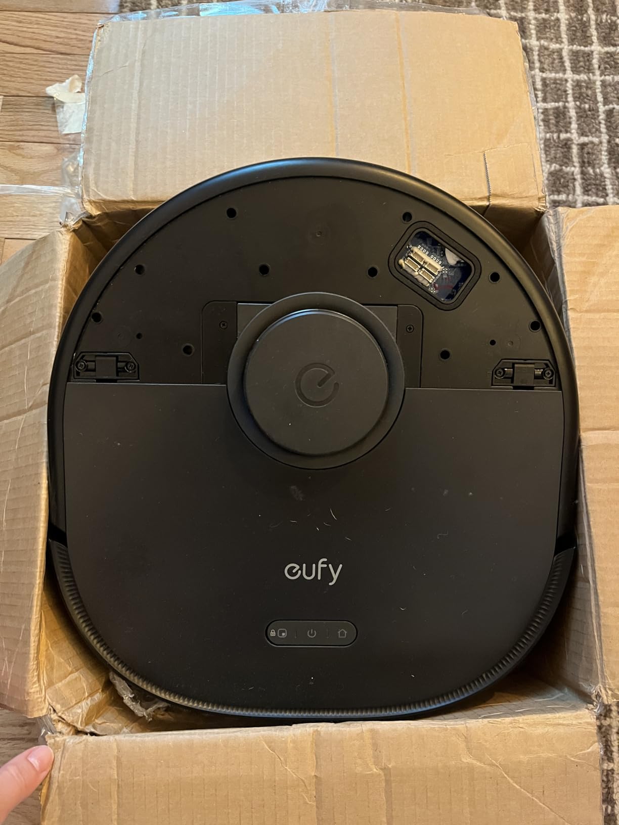 eufy C28 2026 New Robot Vacuum and Mop Combo, 15,000 Pa Suction, HydroJet Self Clean Roller Mop, Upgraded from X10 Pro, Zero-Tangle for Pet Hair, Auto Mop Washing&Drying, Self-Emptying&Refilling customer photo 1
