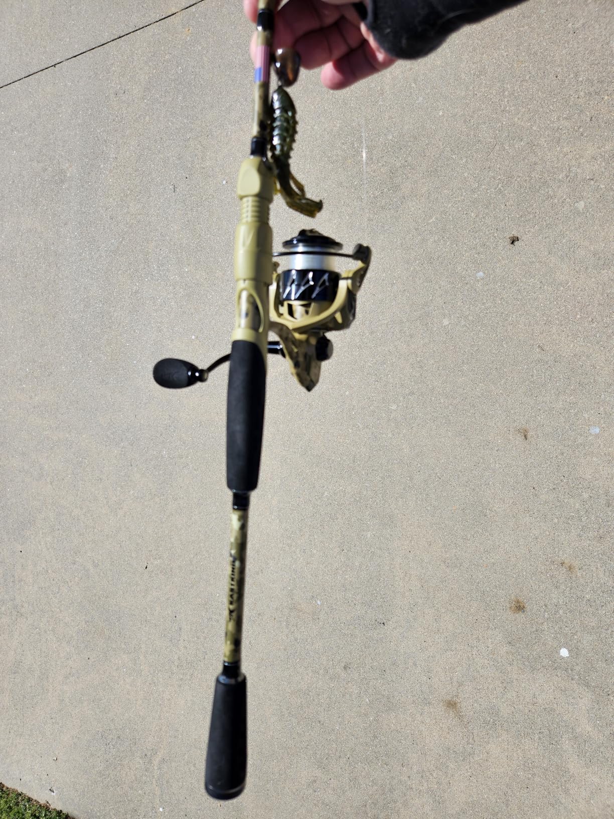 KastKing Spartacus Defender Twin-Tip Fishing Rod and Reel Combo, Spinning & Baitcaster Combo, KastFlex IM7 Graphite 2-Piece Blanks with Backup Tip Section, PTS System, EVA Handles customer photo 1