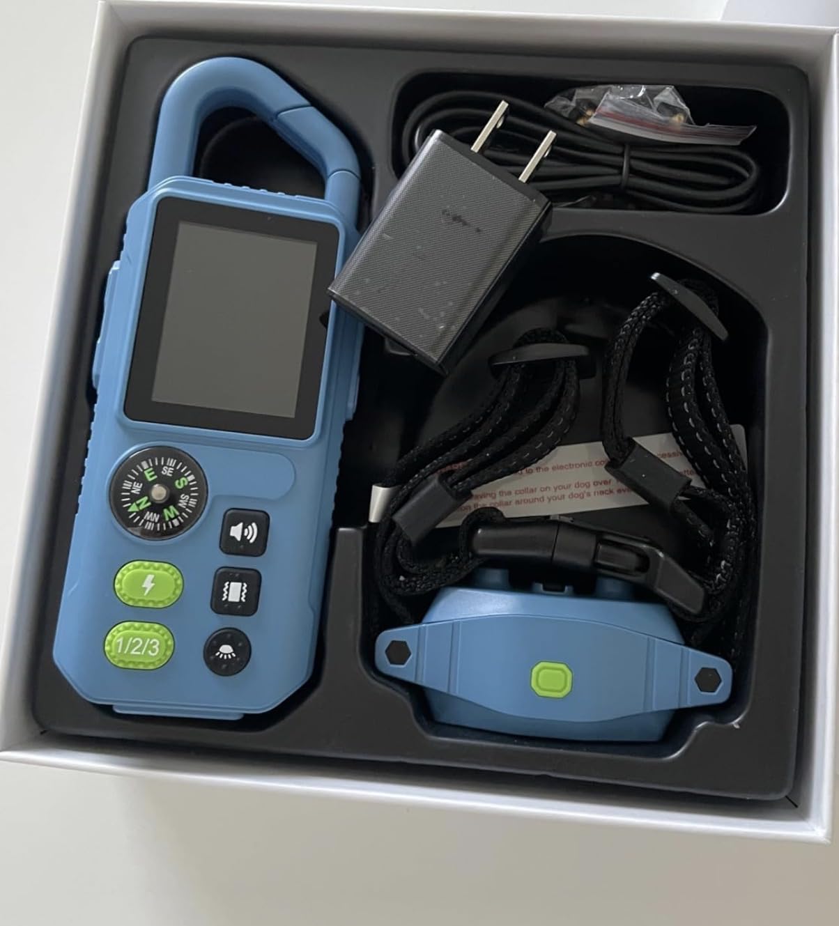 Wireless Dog Fence System, 5-in-1 Electric Fence for Dogs, Protection & Training, Fence Range up to 394 Ft, Training Distance up to 3300 Ft, with Remote customer photo 2