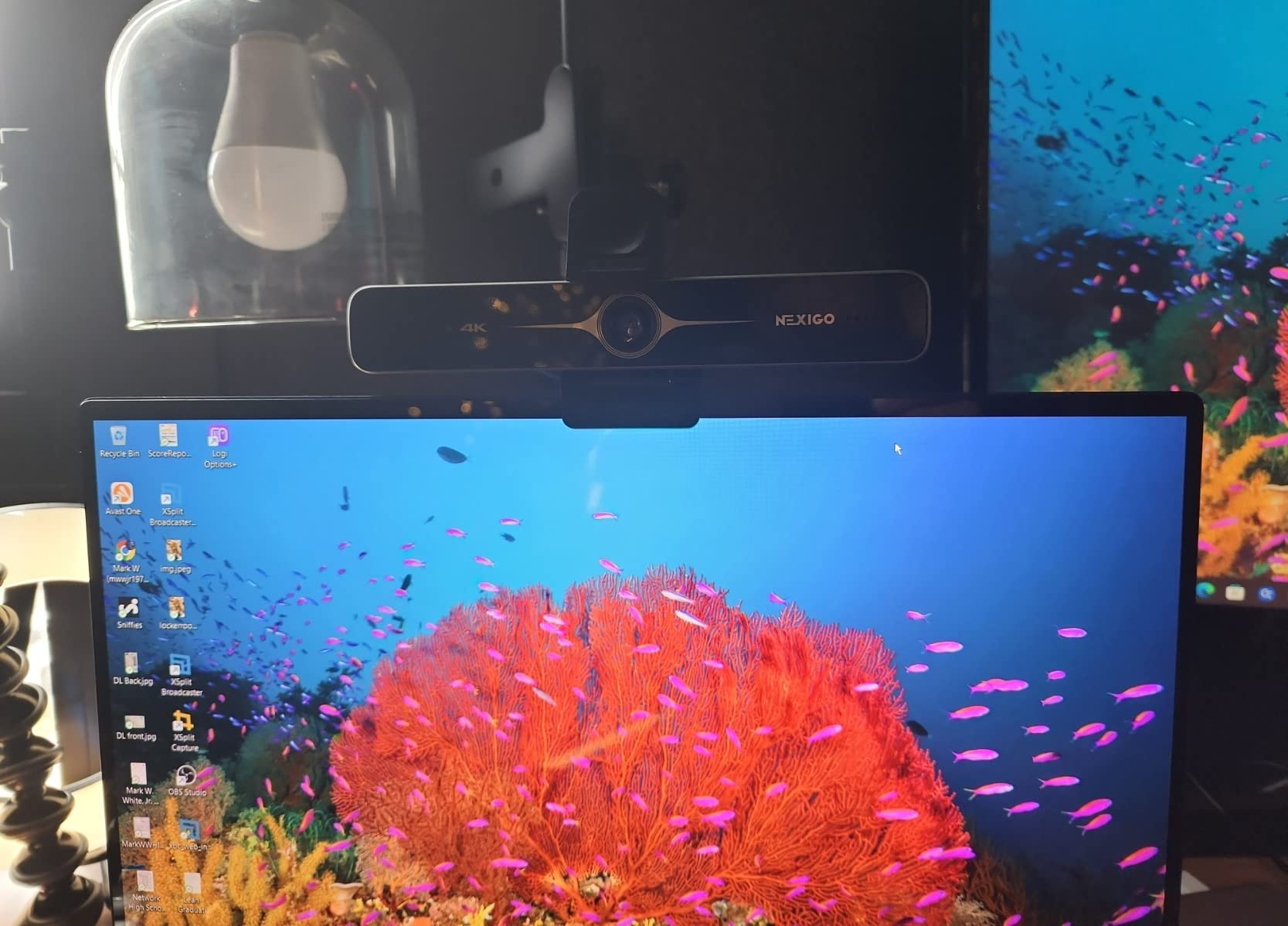 NexiGo N680E Pro 4K Webcam with Ring Light, PDAF Autofocus, 1080p 60FPS, Dual Noise-Canceling Mics, Privacy Shutter customer photo 2