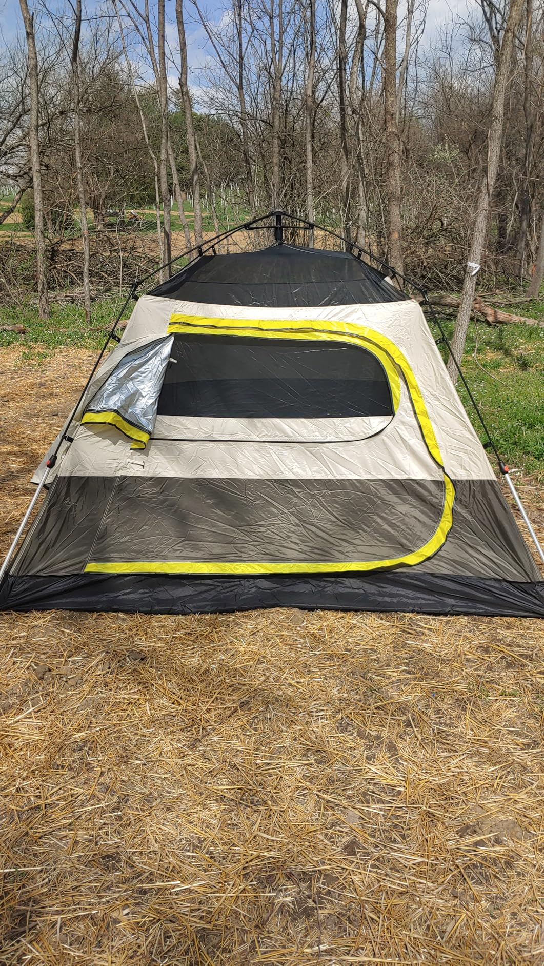 Tent 4 Person Tents for Camping - Instant Cabin Tent Setup in 50 Seconds with Rainfly & Windproof, Portable Pop Up Tents with Carry Bag for Family Outdoor Camping & Hiking customer photo 1