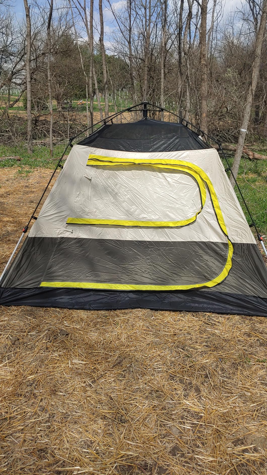 Tent 4 Person Tents for Camping - Instant Cabin Tent Setup in 50 Seconds with Rainfly & Windproof, Portable Pop Up Tents with Carry Bag for Family Outdoor Camping & Hiking customer photo 2
