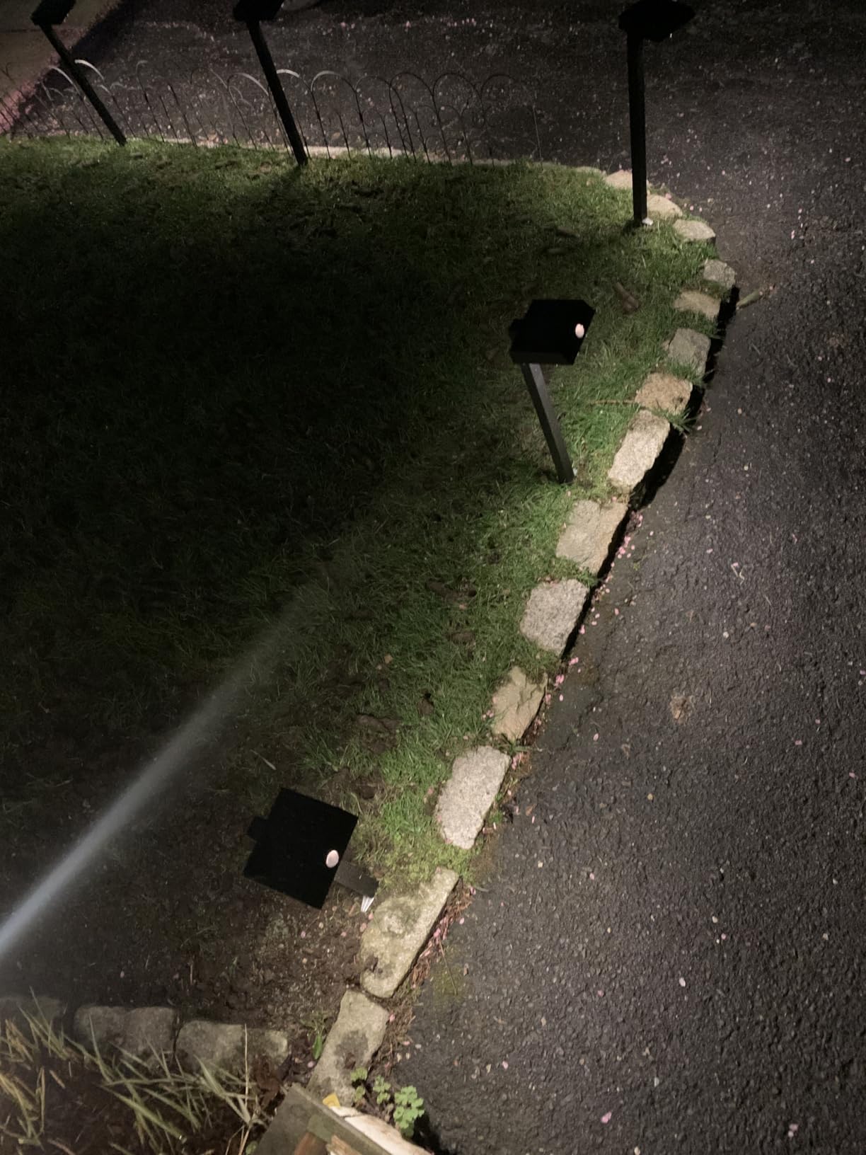 XMCOSY+ Solar Pathway Lights with Motion Sensor 6 Pack, 300LM Metal Solar Lights Outdoor Waterproof, 3 Modes Landscape Lighting for Garden, Backyard, Outside, Path (Warm/Cool White) customer photo 2