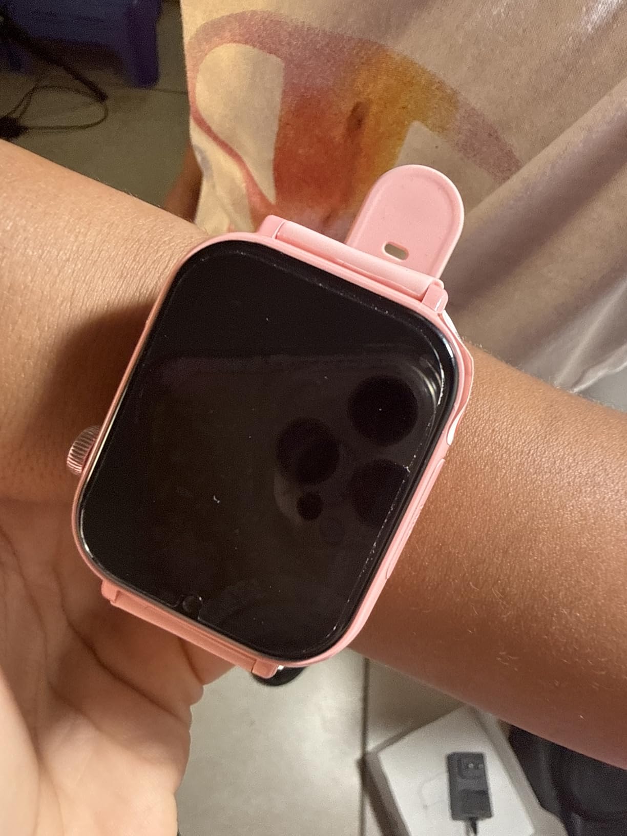 4G Kids Smart Watch for Boys Girls, Kid Watch Phone Ages 4-12 with Call, GPS, SOS, Video Call, Games, Camera, Alarm, Touchscreen Smartwatch for Children Birthday Gift (Includes SIM Card) customer photo 2