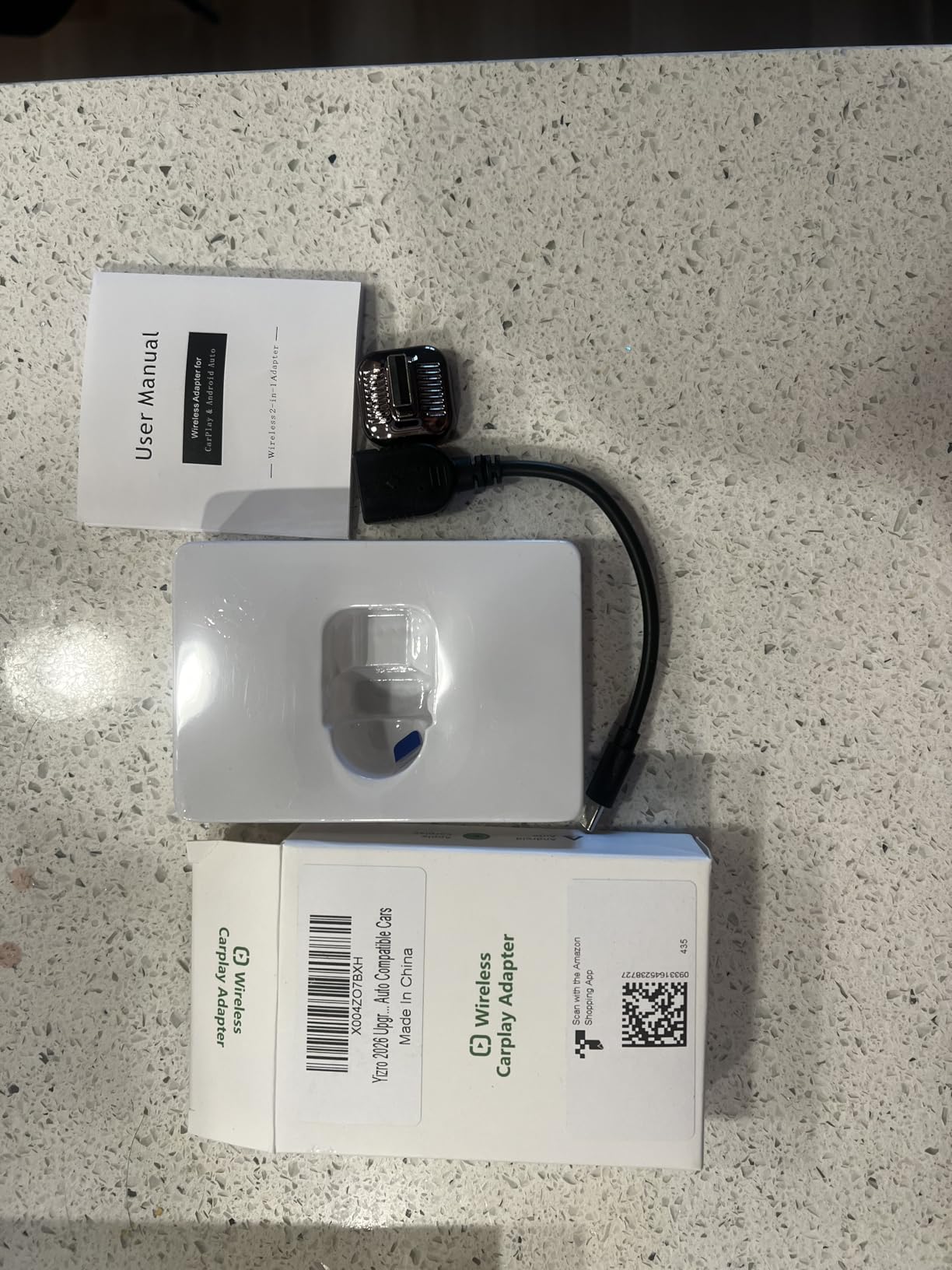 2026 Upgraded Wireless CarPlay Adapter - Fast Auto-Connect, Stable Connection, Mini Size Plug & Play Adapter for iPhone & Android Auto Compatible Cars customer photo 2