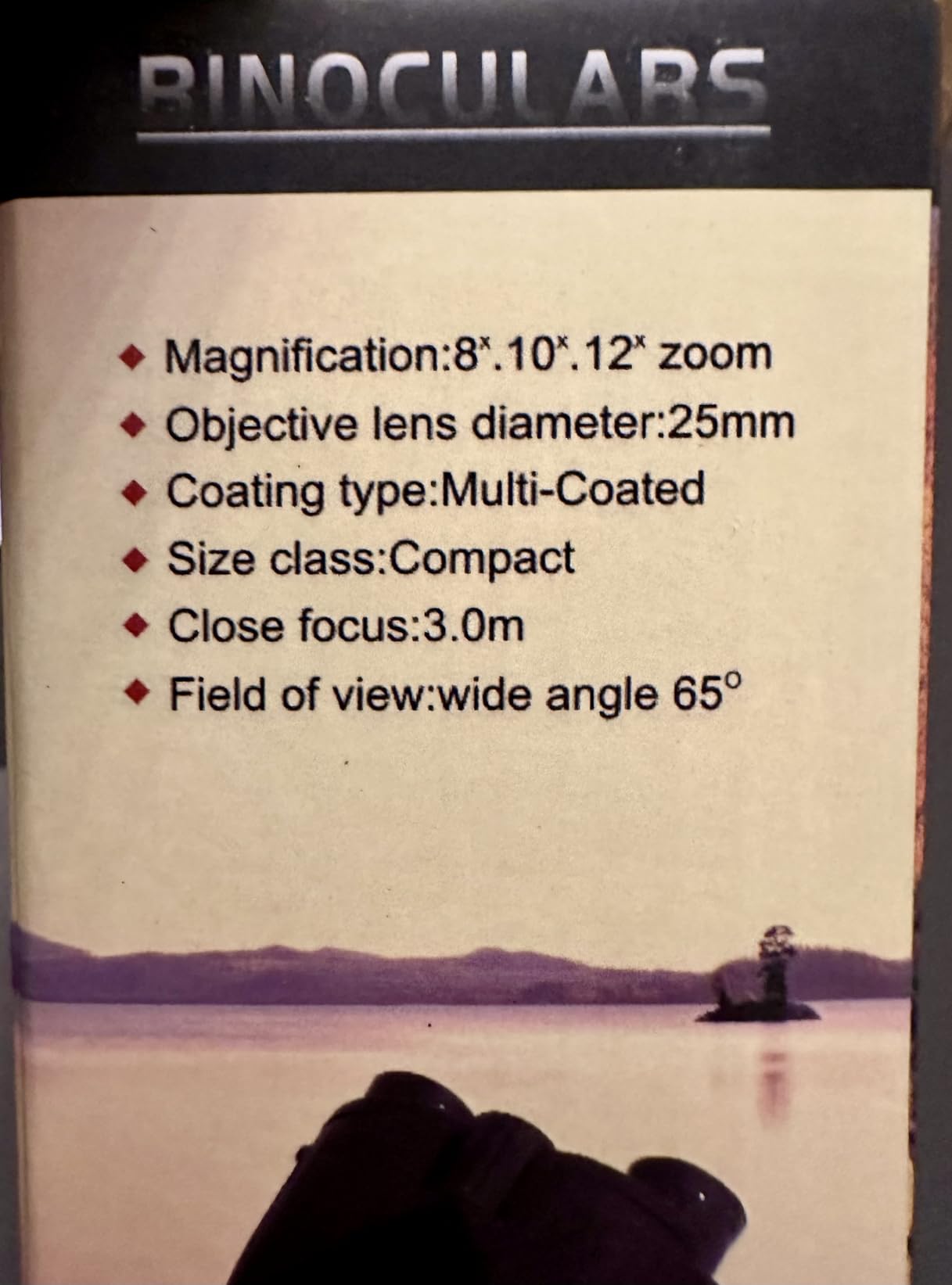 25x32 Compact Binoculars for Bird Watching - High Powered Lightweight Binocular for Adults Kids - 4.9ft Close Focus customer photo 1