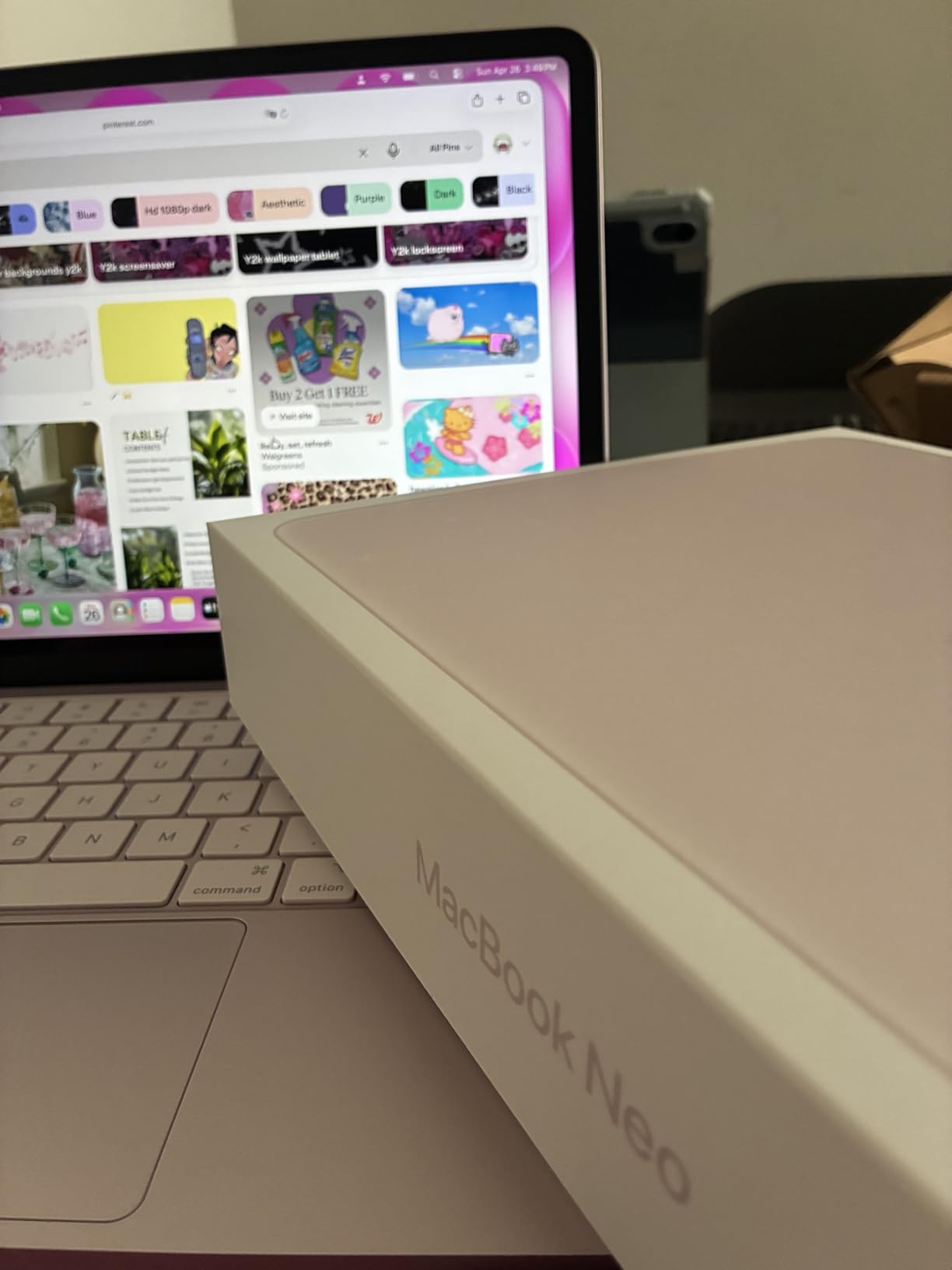 2026 MacBook Neo 13-inch Laptop with A18 Pro chip: Built for AI and Apple Intelligence, Liquid Retina Display, 8GB Unified Memory, 256GB SSD Storage, 1080p FaceTime HD Camera; Blush customer photo 1