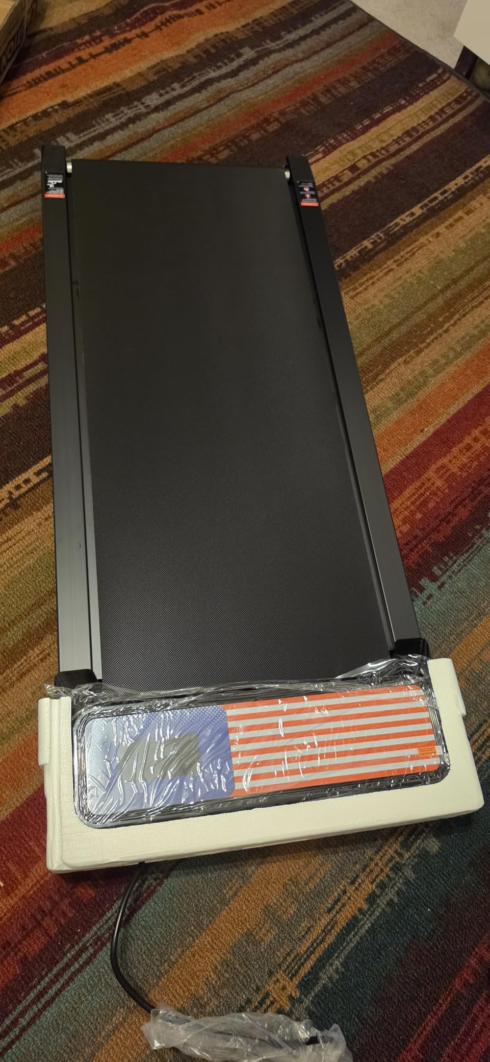 Walking Treadmill Pad with 8% Incline for Home, Under Desk Treadmill for Home Office, 2.5HP Quiet Portable Walking Mat, 265 lbs Capacity, Compact Treadmill for Small Spaces with 15