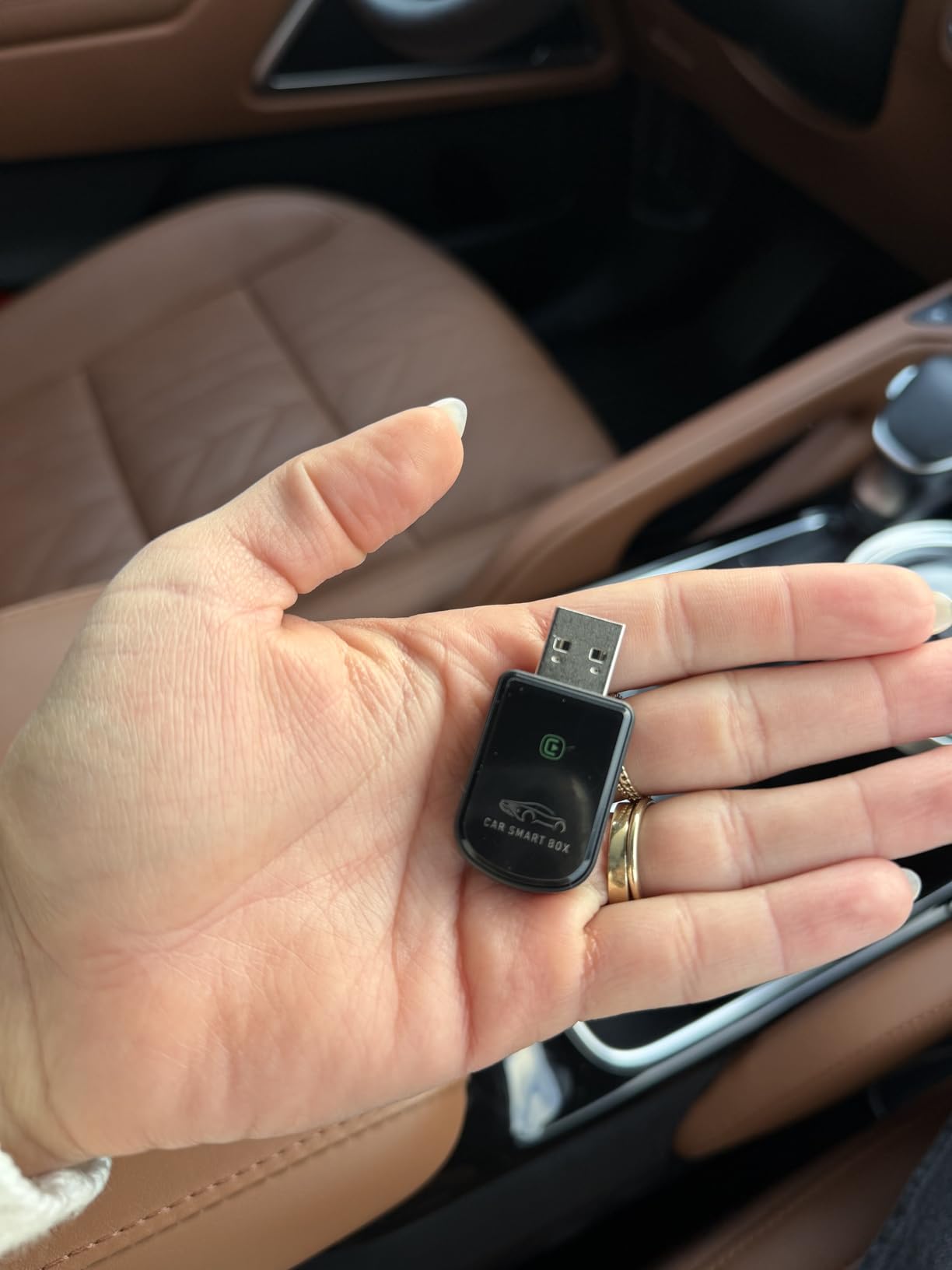 Wireless Carplay Adapter for iPhone Latest Upgrade, Tiny Bluetooth Dongle Convert Wired to Wireless for Apple Car Play Plug & Play, Zero-Lag Auto-Connect GPS Works With 2016+ Car(Matte Black) customer photo 1
