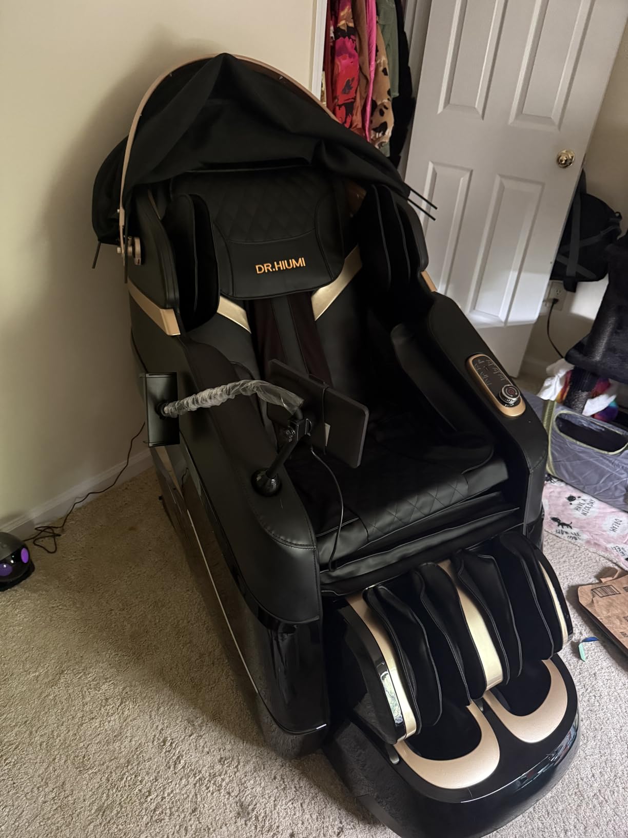 Massage Chair Full Body, Zero Gravity 3D SL-Track Shiatsu Massage Recliner Chair Built-in Heat System Airbag Massage with Body Scan, Deep Yoga Stretch, Calfrest Extension And Foot And Back massage customer photo 1