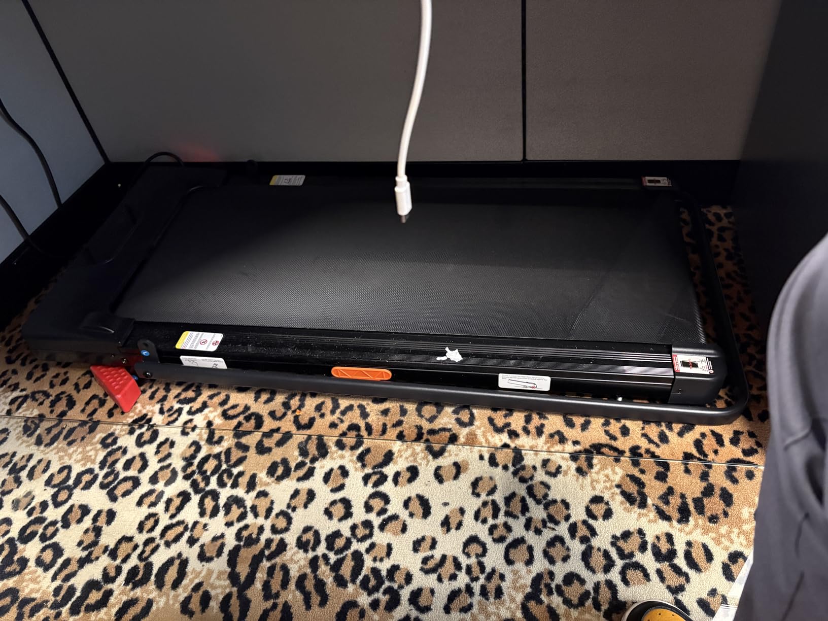 4-in-1 Walking Pad Treadmill with 15% Incline, Quiet Under Desk Treadmills for Home & Office customer photo 2