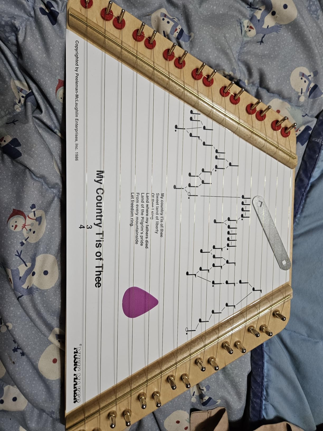 European Expressions Intl Lap Harp Music Maker Toy customer photo 1