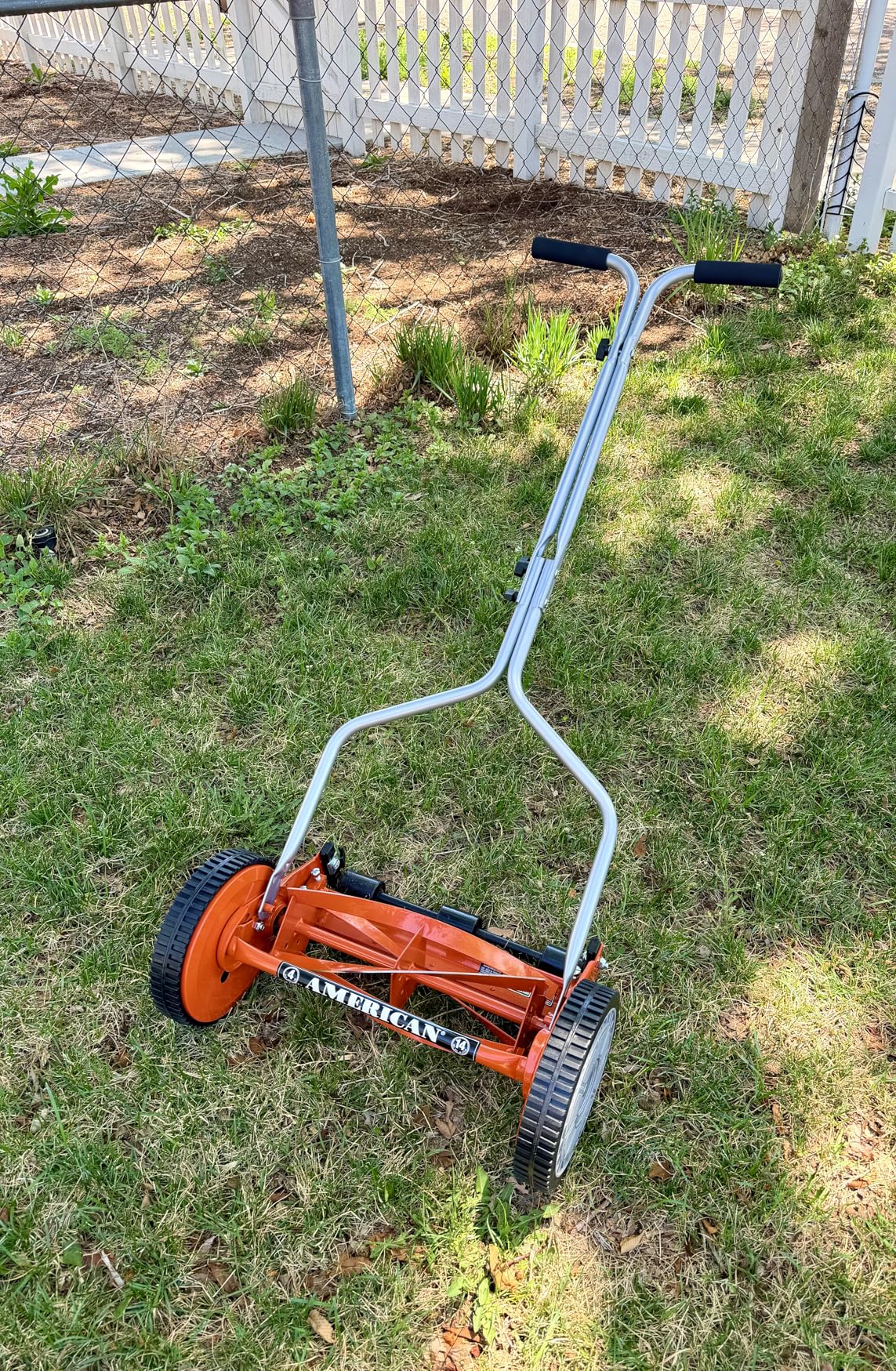 American Lawn Mower Company 1815-18 18-Inch 5-Blade Push Reel Lawn Mower, Black customer photo 2