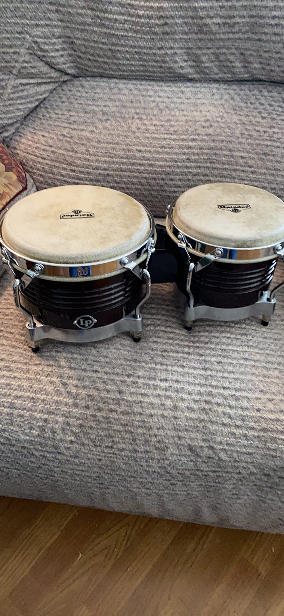 M201 LP Matador Wood Bongos - Dark Brown/Chrome 8.625-inch customer photo 1