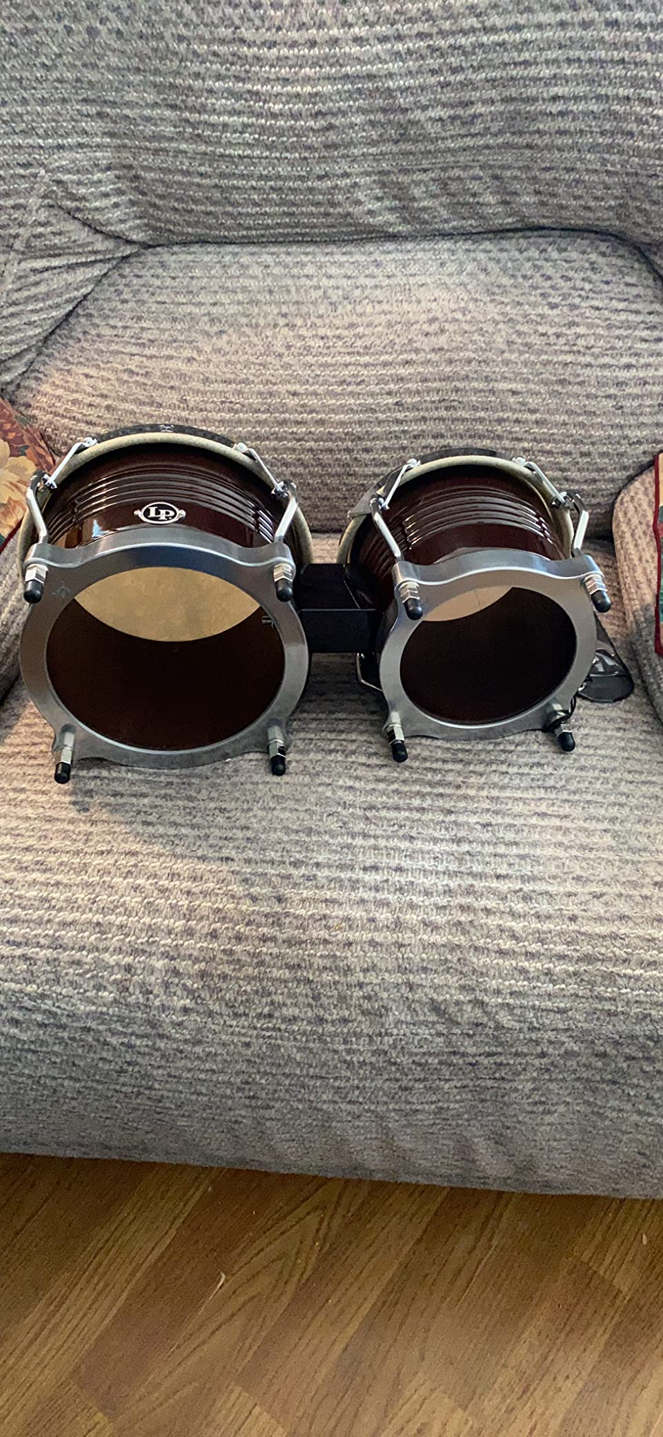 M201 LP Matador Wood Bongos - Dark Brown/Chrome 8.625-inch customer photo 2