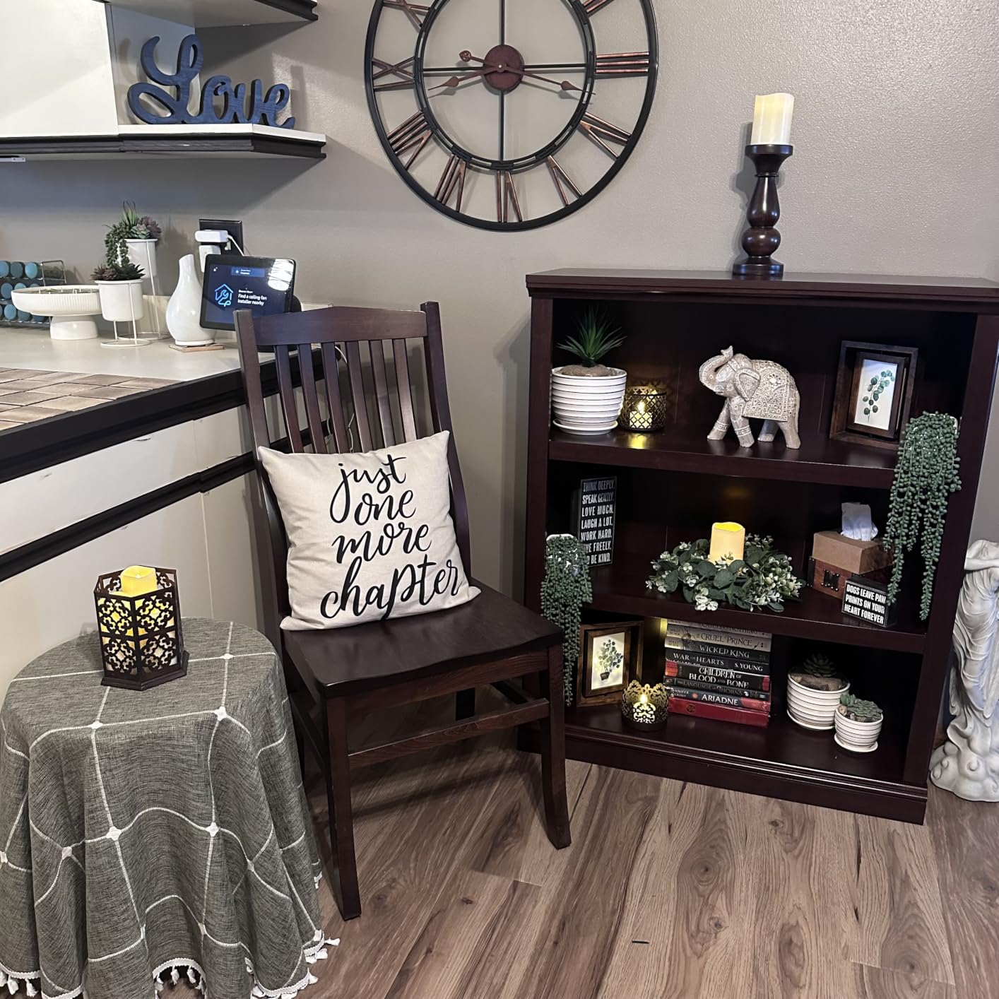Sauder Miscellaneous Storage 3-Shelf Bookcase, Book shelf, Select Cherry finish customer photo 1