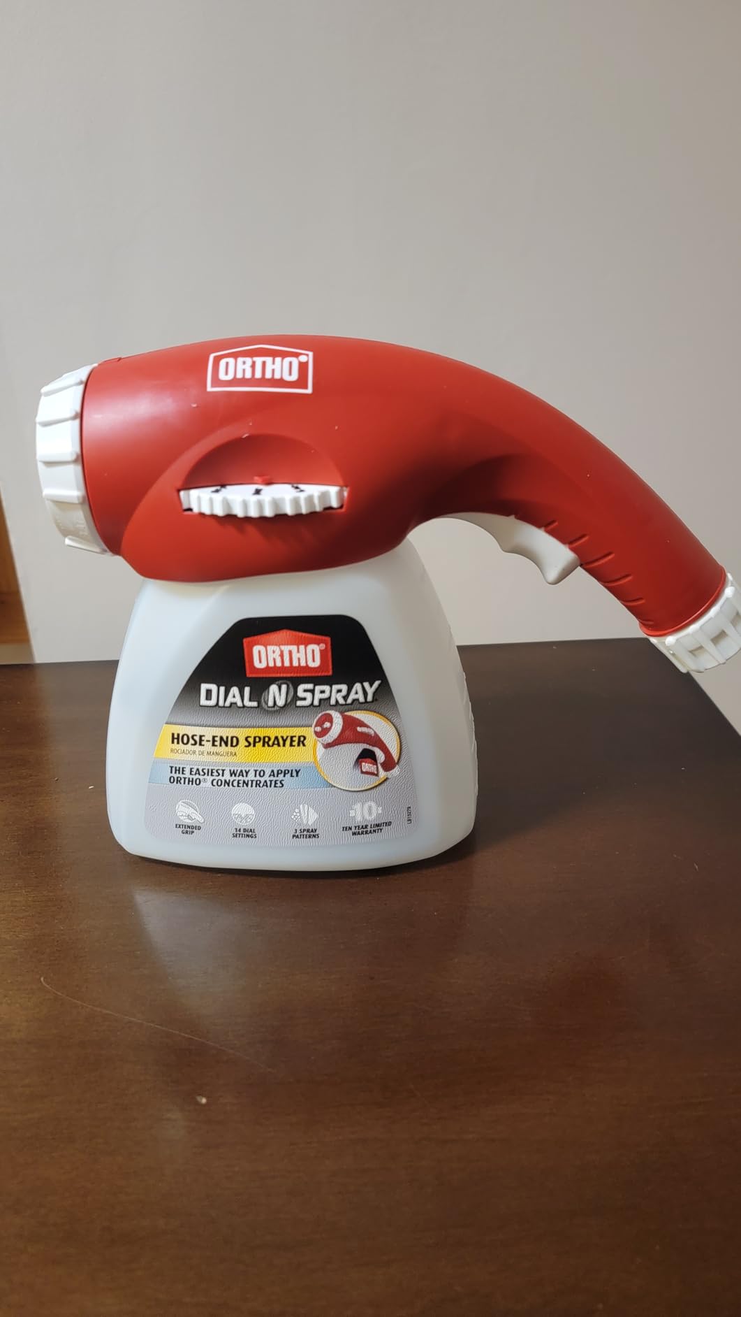 Ortho Dial N Spray Hose-End Sprayer - For Liquid Weed Killer, Insect Killer and Fungicide, Hose Fertilizer Sprayer with 14 Dilution Settings customer photo 1