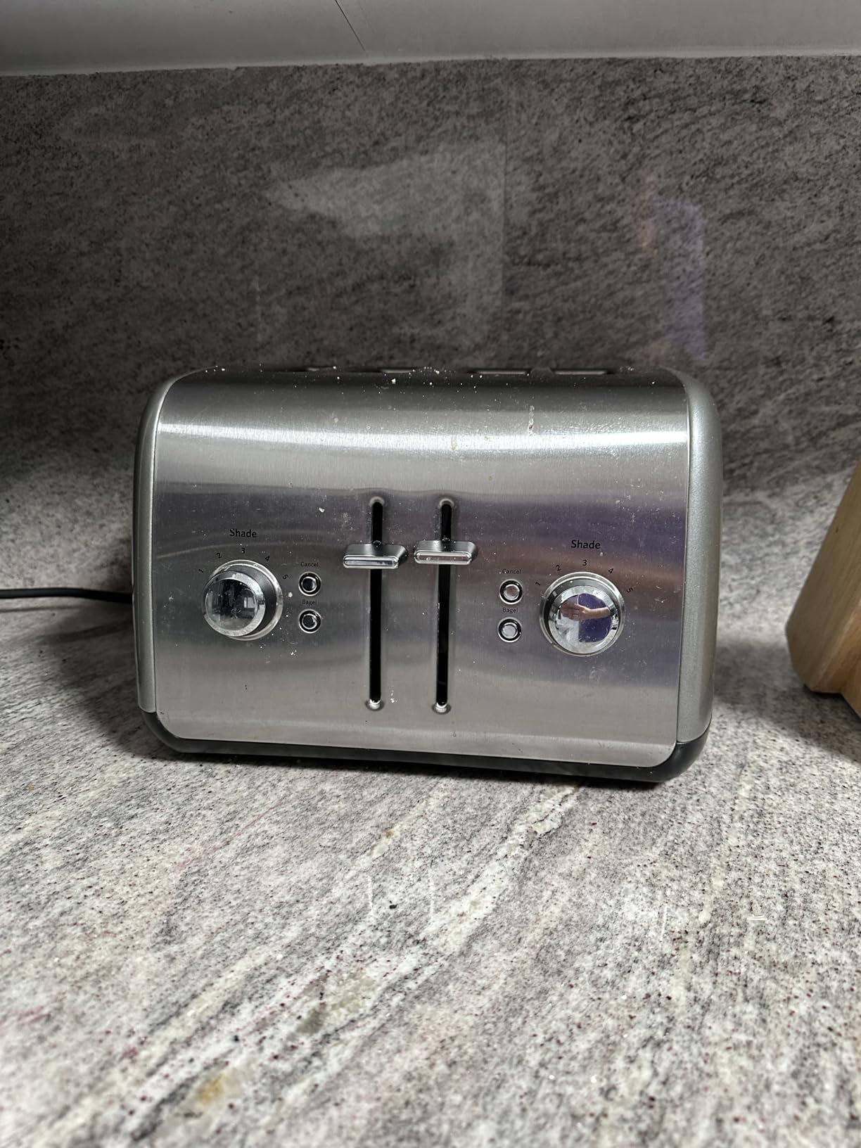 KitchenAid 4 Slice Manual Lift Toaster KMT4115CU, Contour Silver customer photo 1