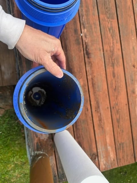 iSpring Commercial-Grade Whole House Water Filter System, Eliminates 99% Chlorine, Sediment, Taste, Odor, 3-Stage 20x4.5-inch Industrial Standard Filters, Model: WGB32B, 1-inch Inlet/Outlet customer photo 2