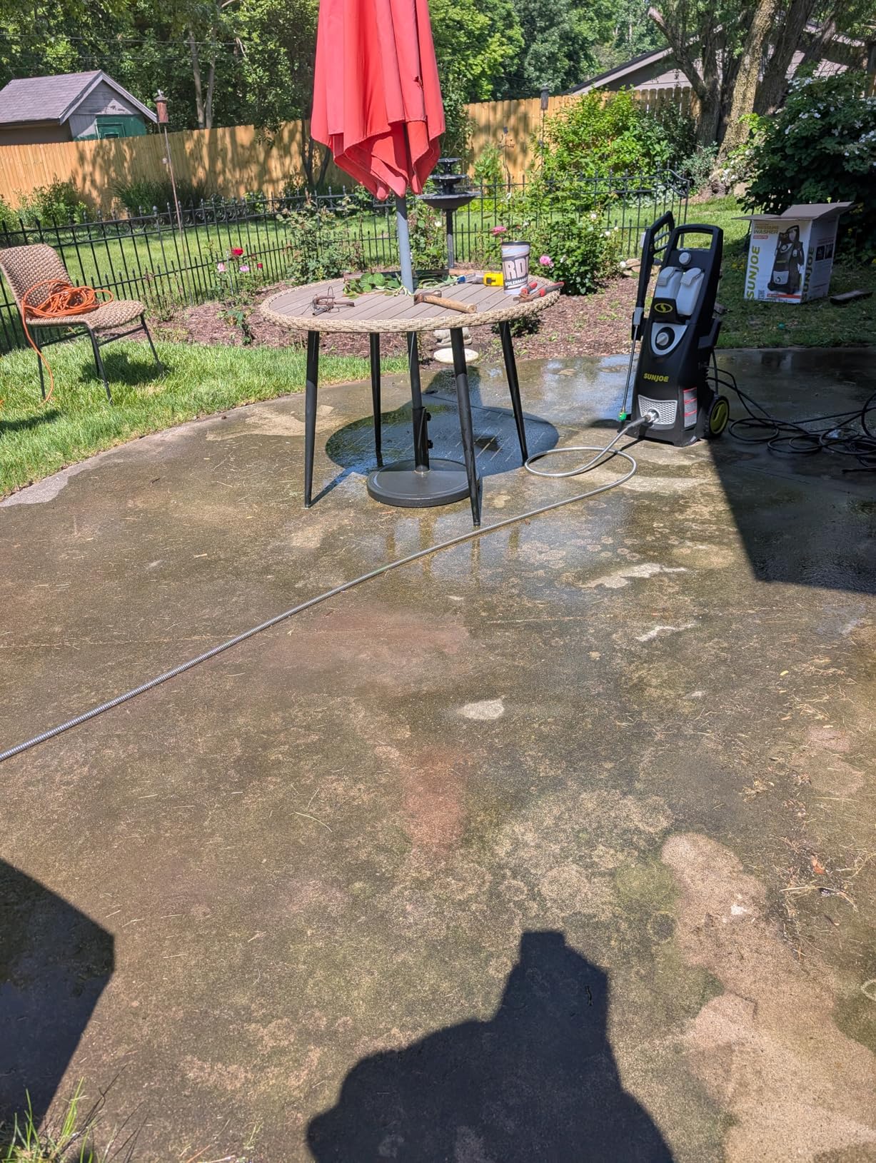 Sun Joe Electric Pressure Washer with 11-Amp Motor and 1.1 GPM, SPX1000 - Portable Water Cleaner with Adjustable Spray Wand for Car, Garden, and Patio Washing and Cleaning customer photo 1