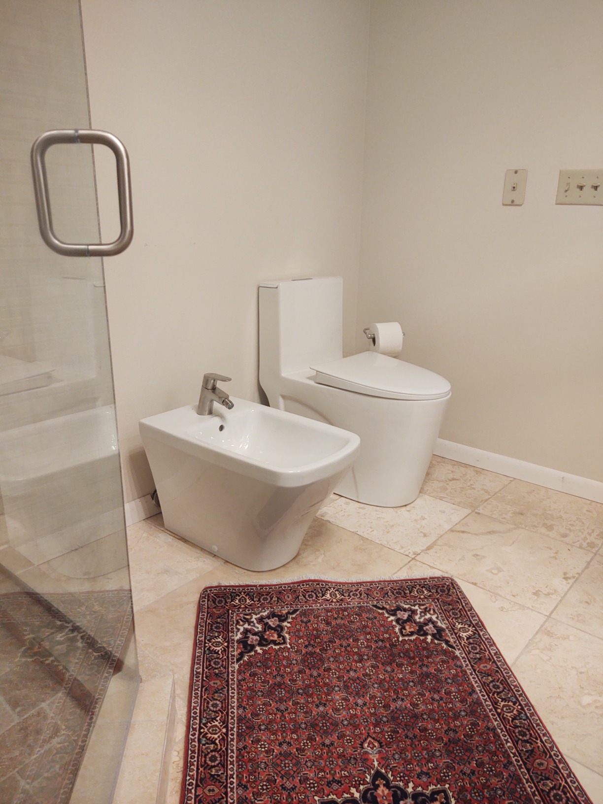 Bidet floor Stand. 63 cm DuraStyle white with OF. with TP 1 TH customer photo 2