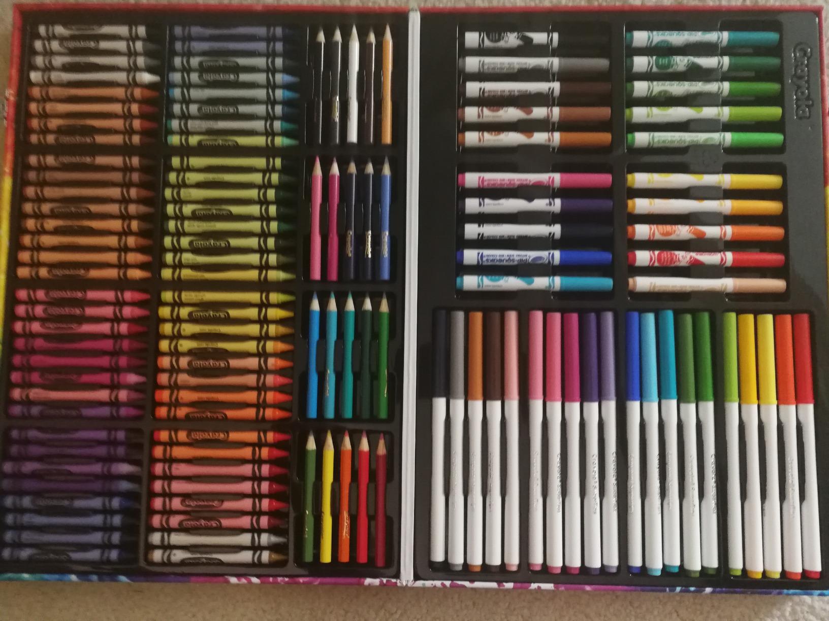 Crayola Inspiration Art Case Coloring Set, 140pc Space Theme - Art Kit for Kids, Crayons, Markers, Pencils, Ages 5+ customer photo 1