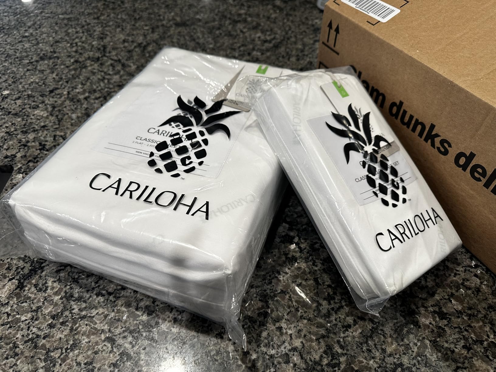Cariloha Classic 100% Organic Bamboo Viscose Sheets - 4-Piece Queen Sheet Set - 18 in Extra Deep Pockets - Soft, Cooling, Hypoallergenic Sheets - Oeko-TEX Standard 100 - White customer photo 1