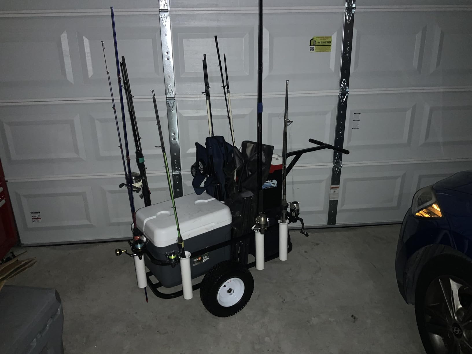 Sea Striker Deluxe Surf, Pier and Beach Cart - Outdoor Fishing Rolling Wheel Wagon customer photo 1