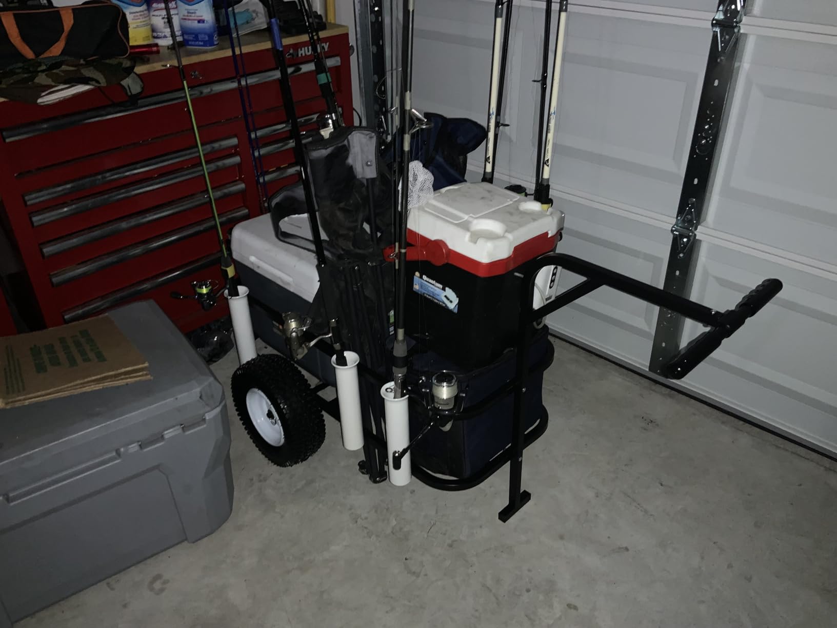Sea Striker Deluxe Surf, Pier and Beach Cart - Outdoor Fishing Rolling Wheel Wagon customer photo 2