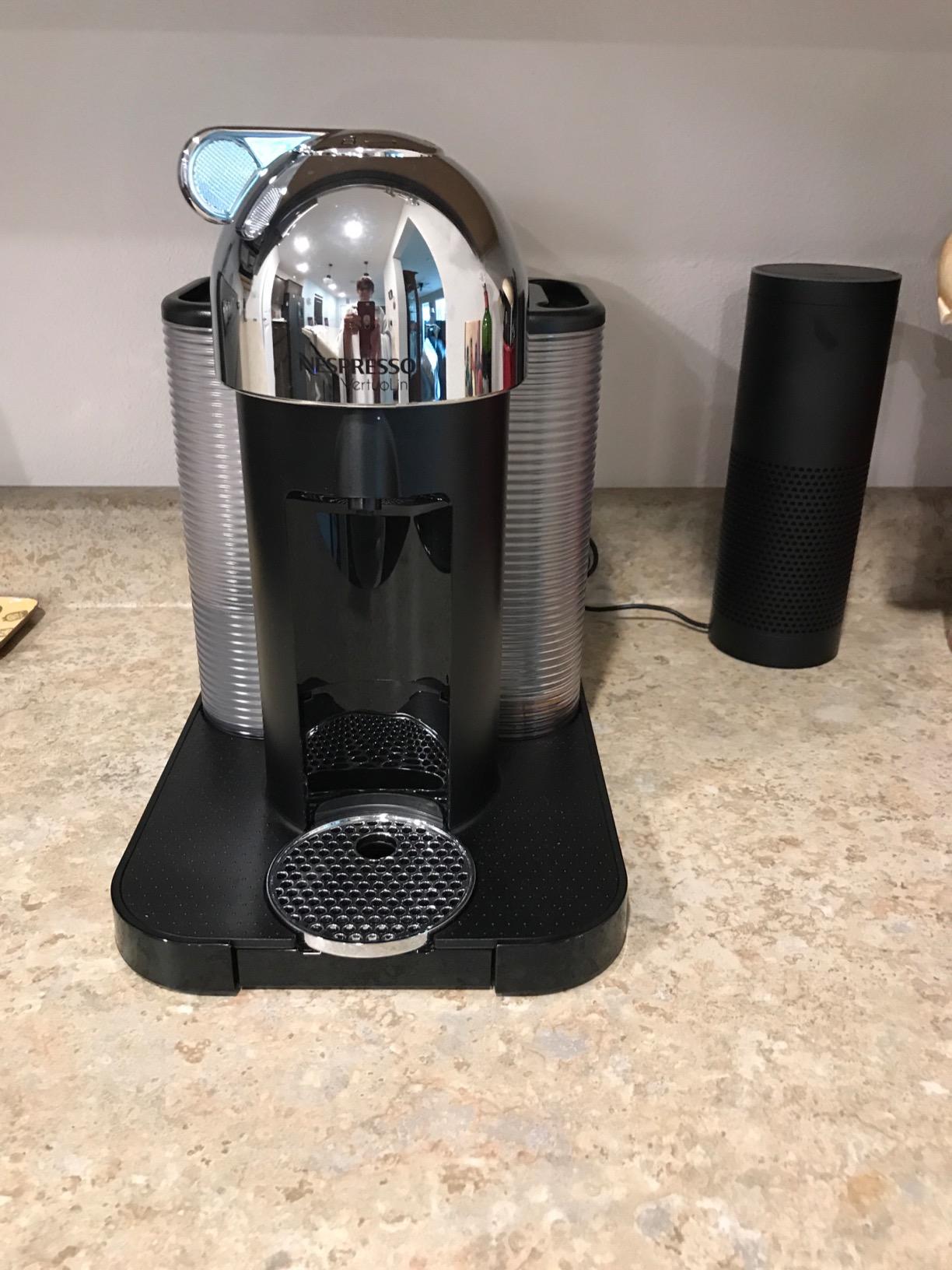 Nespresso GCA1-US-CH-NE VertuoLine Coffee and Espresso Maker, Chrome customer photo 1