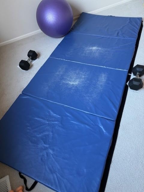 Polar Aurora 4'x10'x2 Thick Folding Gymnastics Exercise Mat Aerobics Stretching Yoga Mats customer photo 1