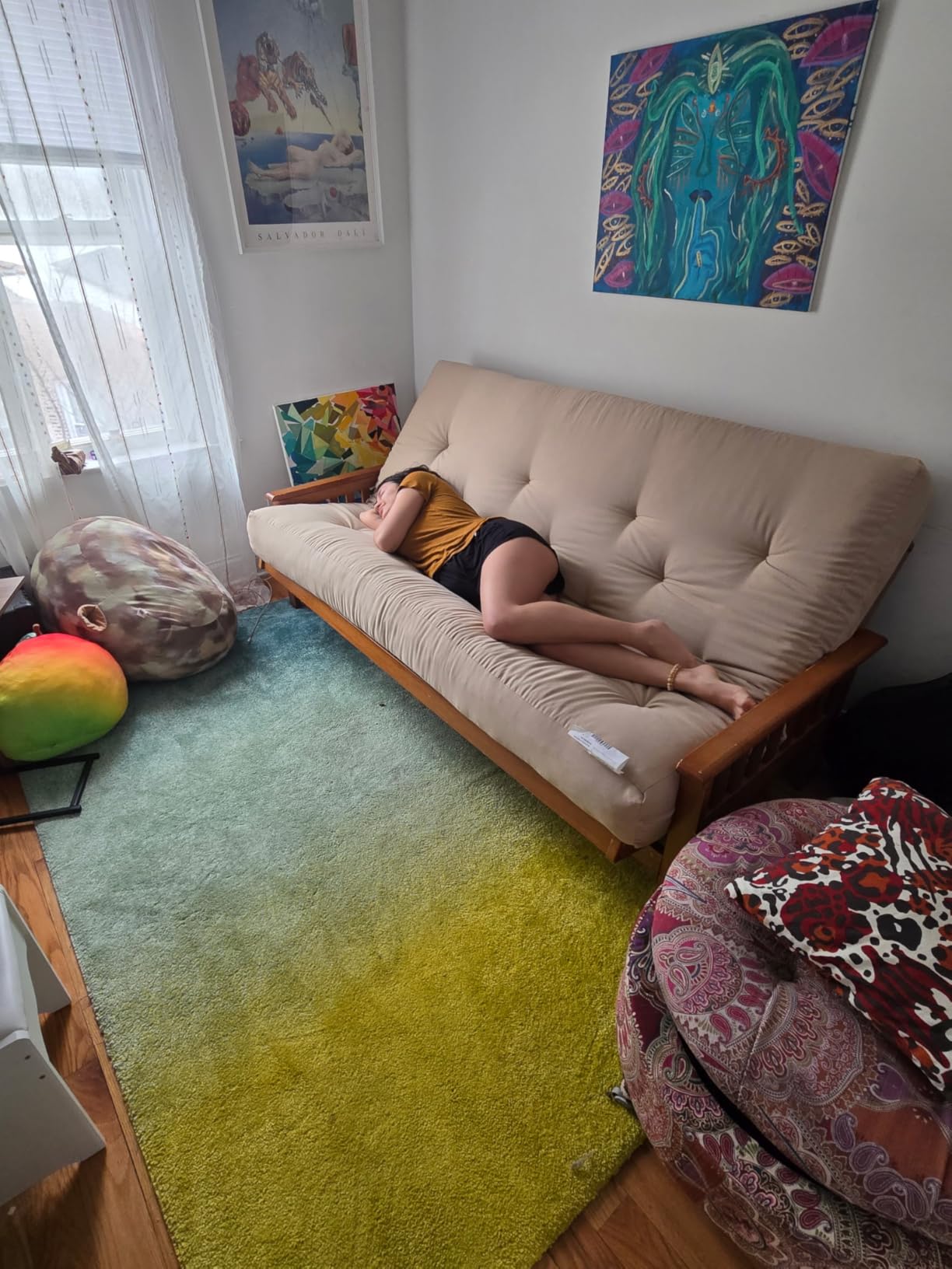 Royal Sleep Products by The Futon Factory | 10 inch Pocket Coil Futon Mattress - Khaki Color - Full Size - CertiPUR Certified Foam - Made in USA - Frame Not Included customer photo 1