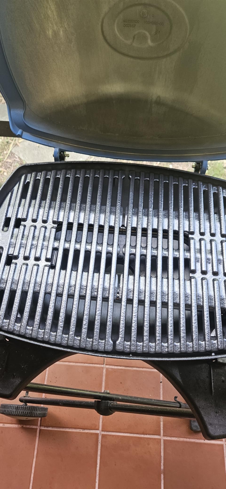 Weber Q1200 Liquid Propane Portable Gas Grill, Green - 1-Burner Travel and Camping Grill with Cast-Iron Grates & Electronic Ignition (8,500 BTU Burner) customer photo 1