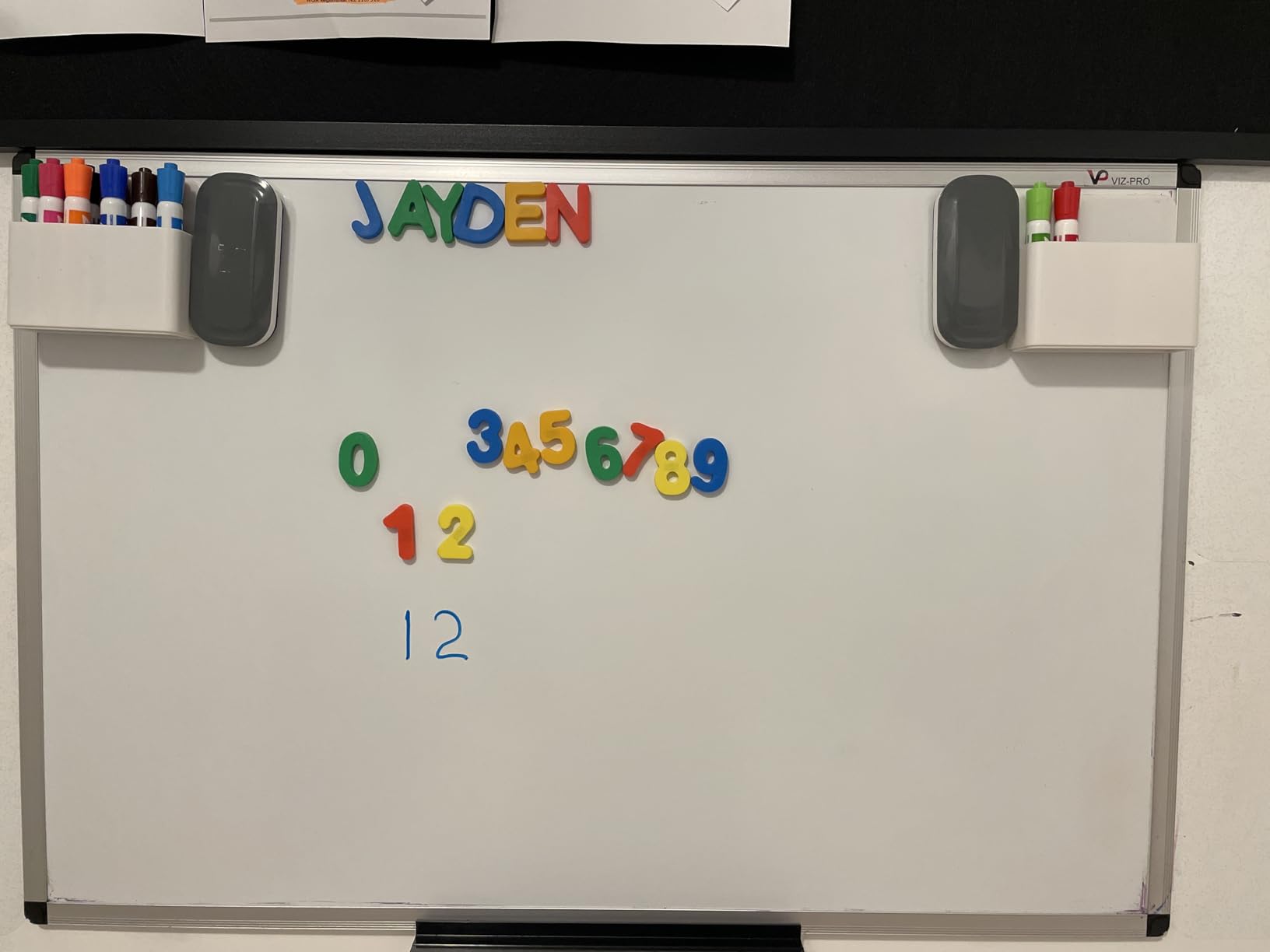 VIZ-PRO Magnetic Dry Erase Board 36x24