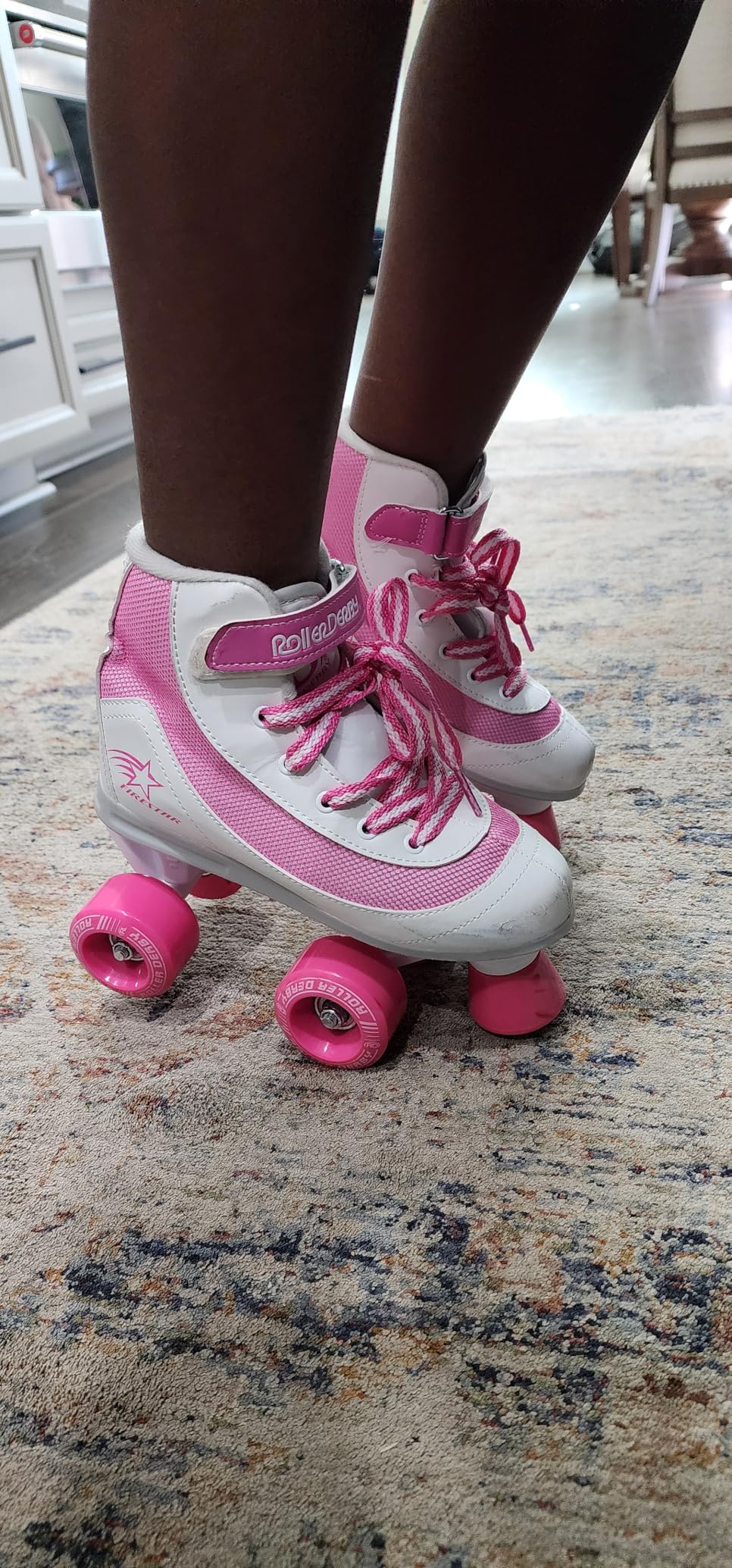 Roller Derby Firestar Youth Skates for Girls, Boys, Beginners, Kids customer photo 2