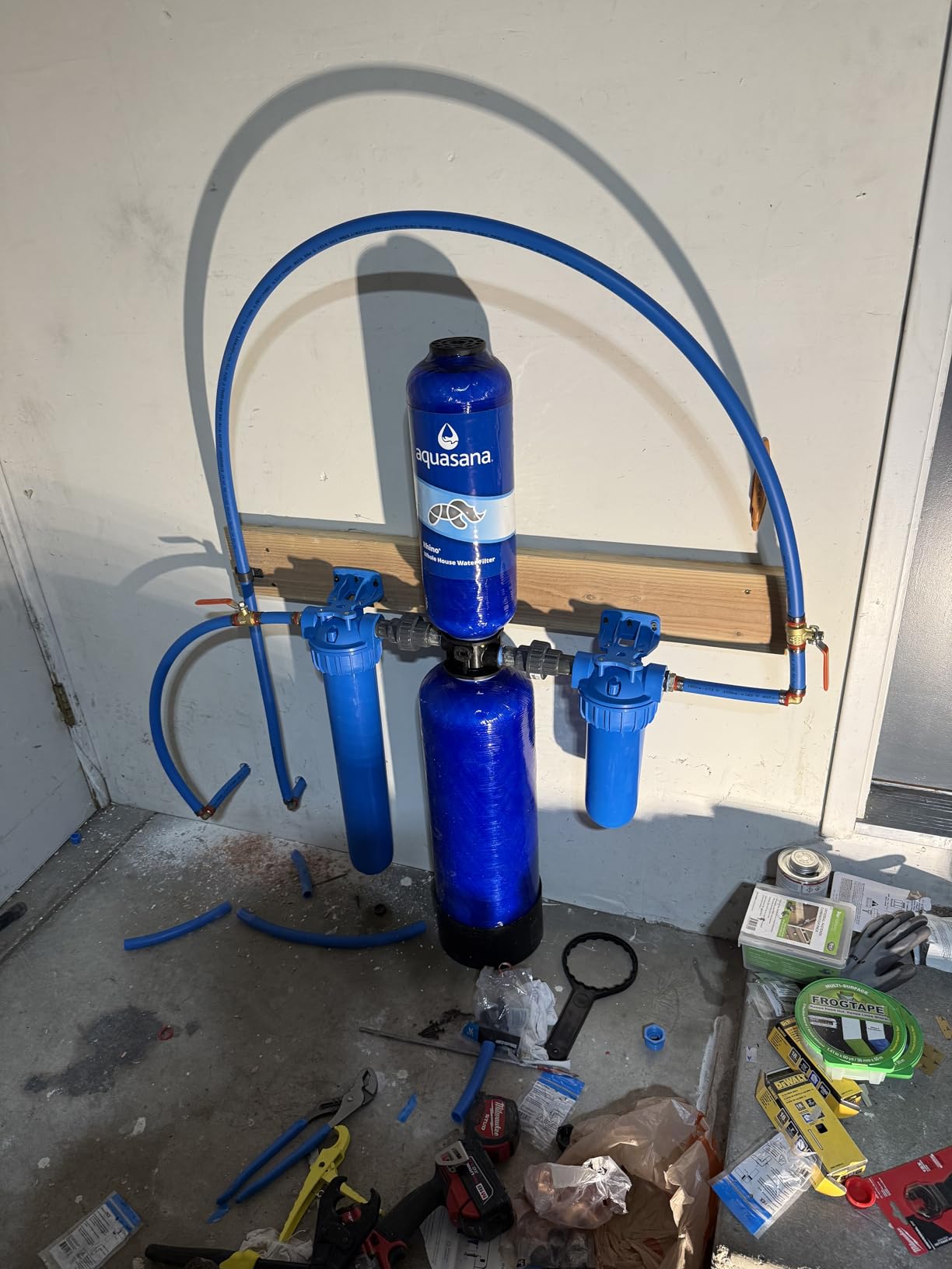 Aquasana Whole House Water Filter System | 1,000,000 Gallons | Carbon & KDF Media | Reduces 97% Chlorine & Sediment | Includes Pre- and Post-Filters | Rhino EQ-1000 customer photo 1